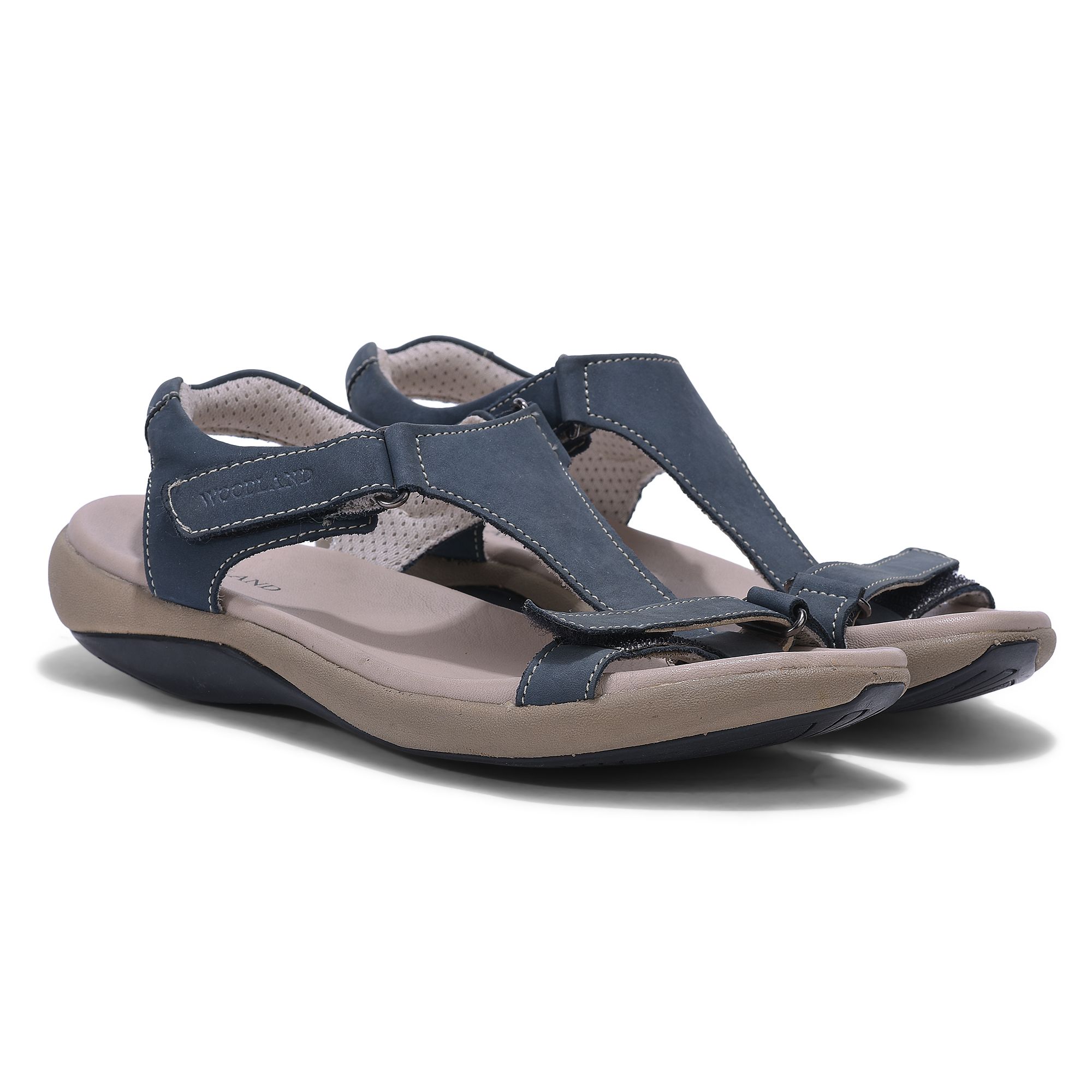 Woodland navy sandals for women