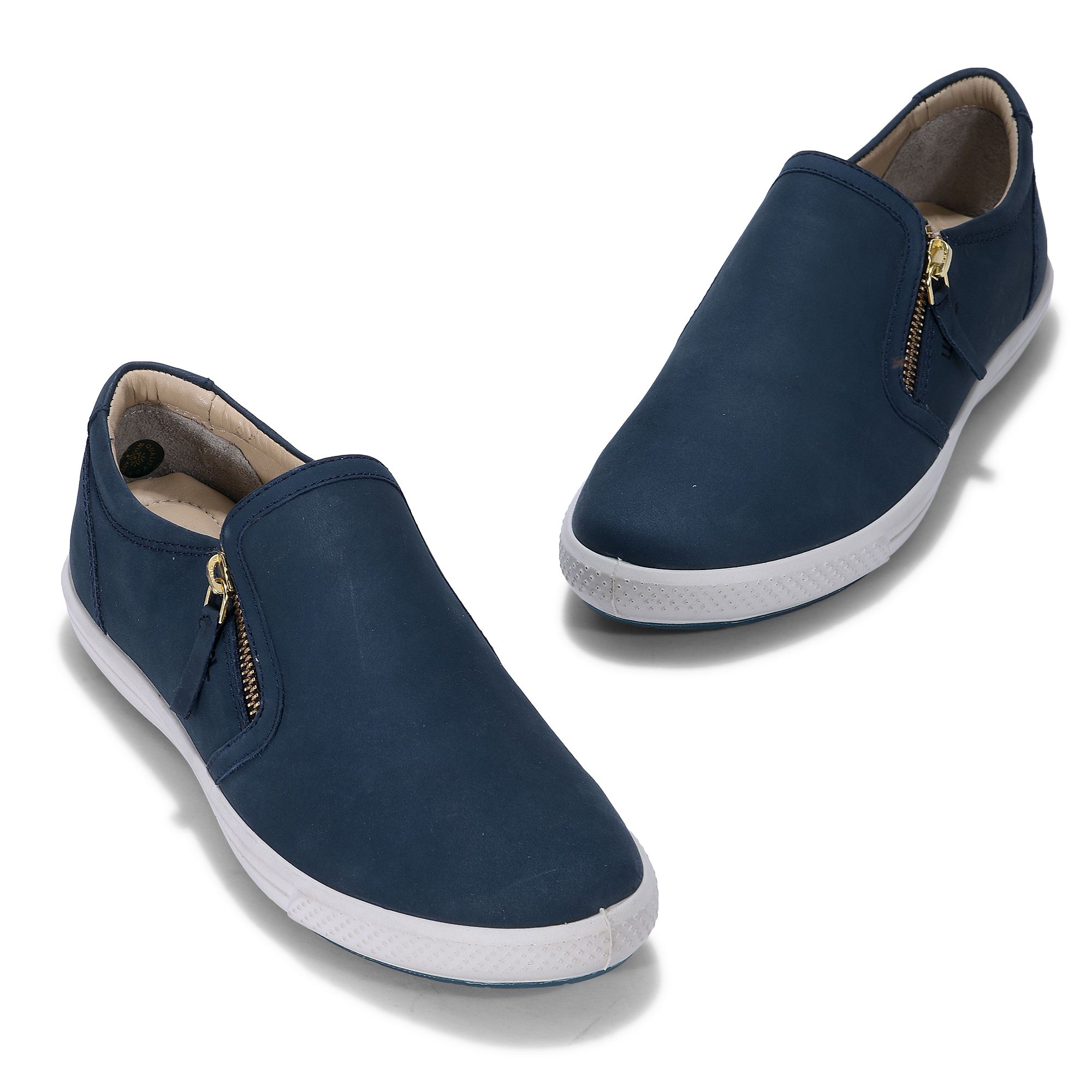 Woodland droyal blue Slip-on shoes for women