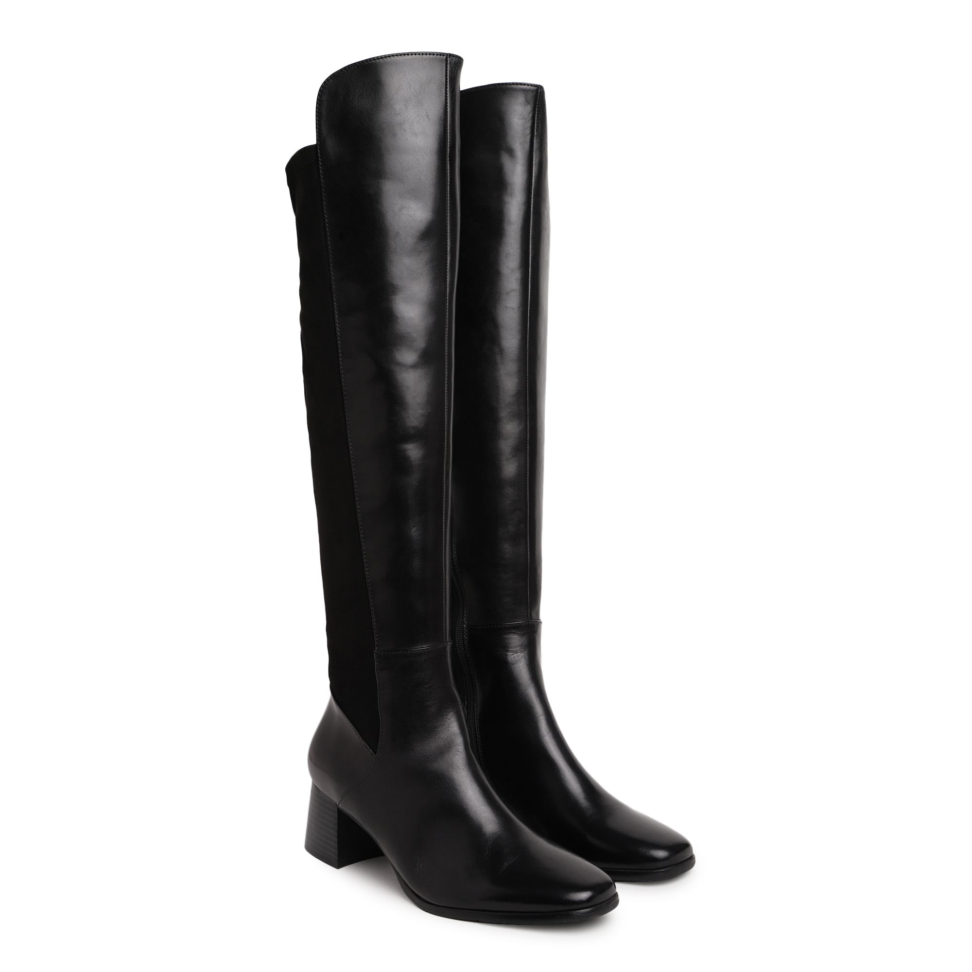 Black Knee High Boot