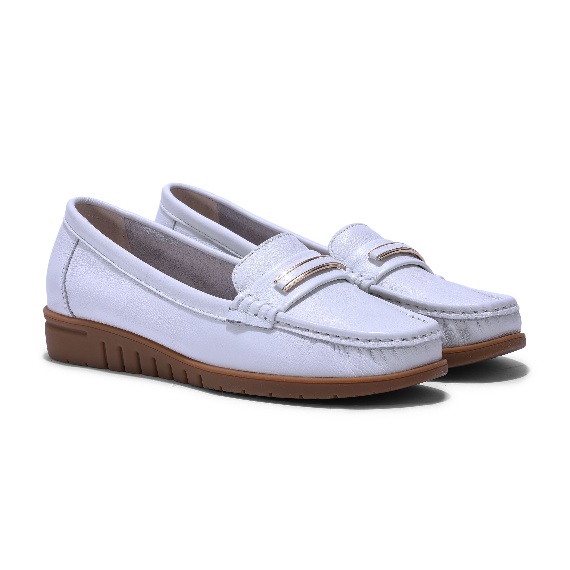 White loafers for women