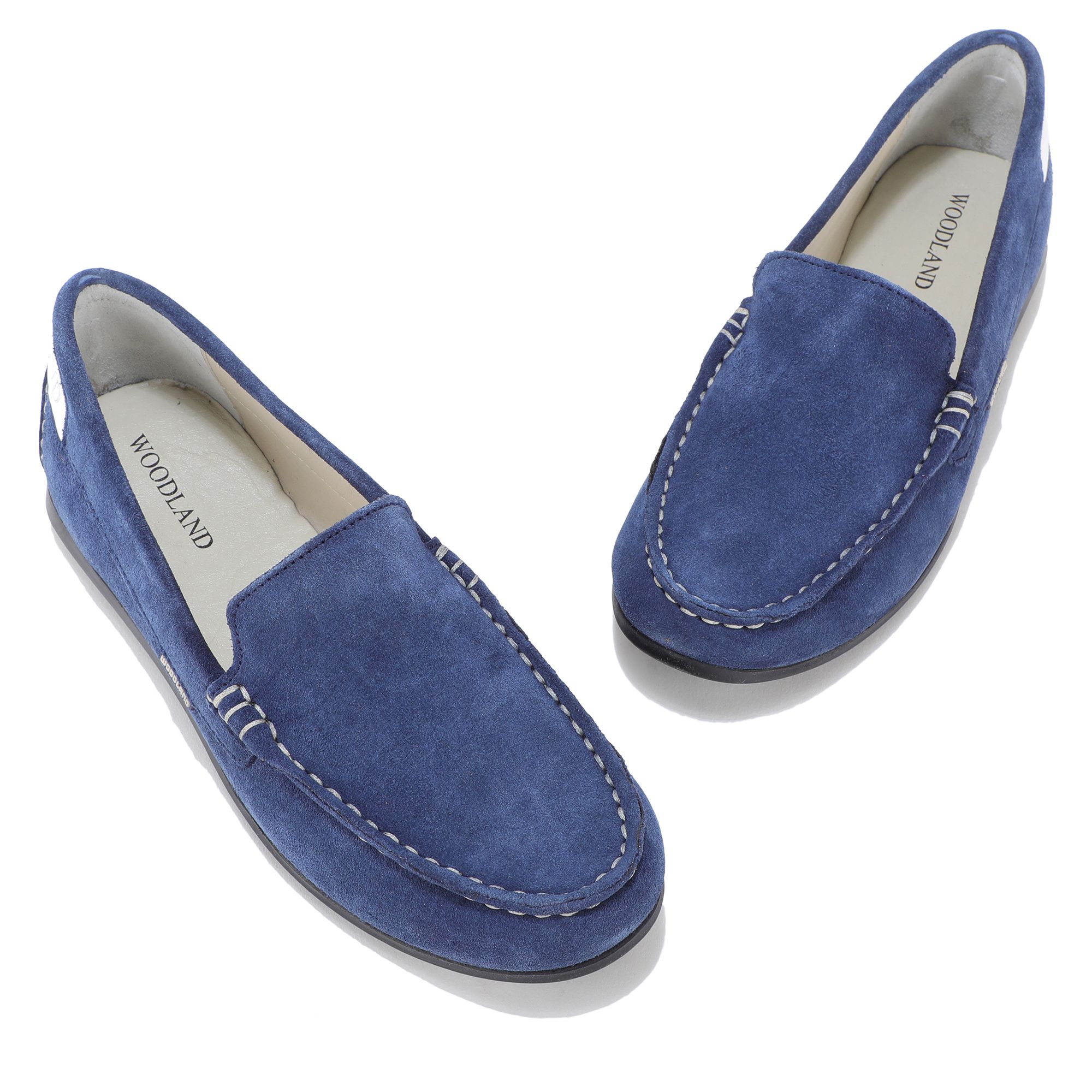 Woodland on sale loafers blue