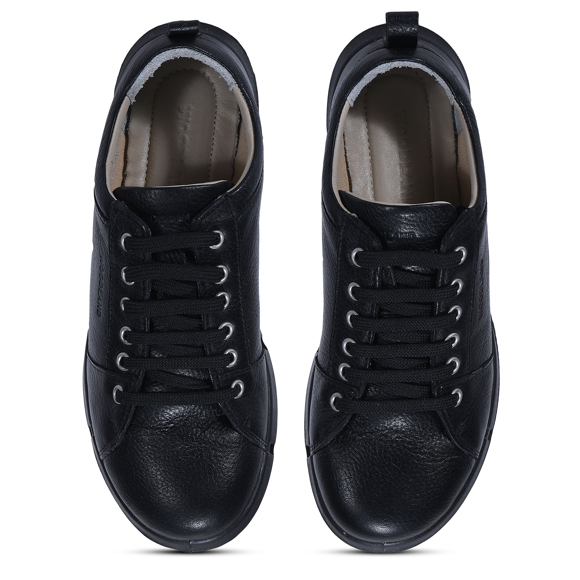 Woodland black casual sneakers