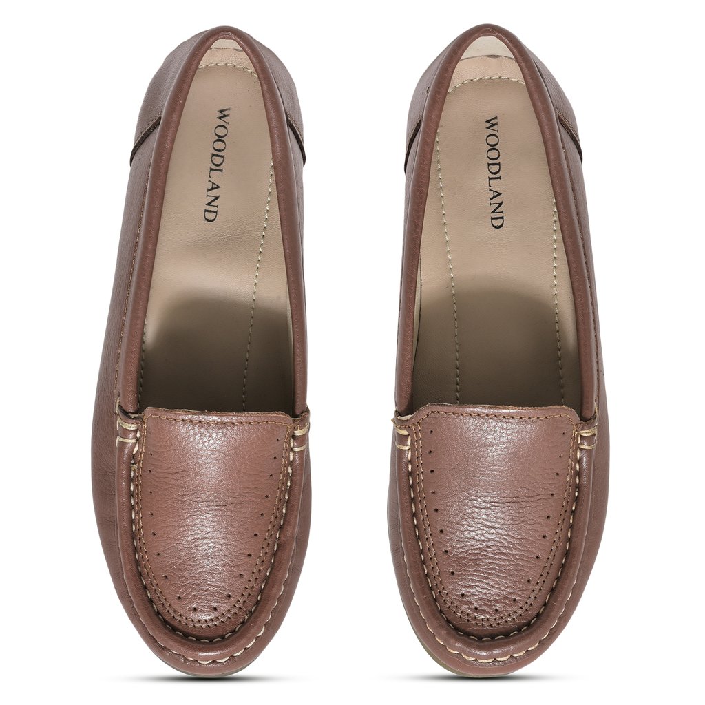 Tan Penny Loafer for Women