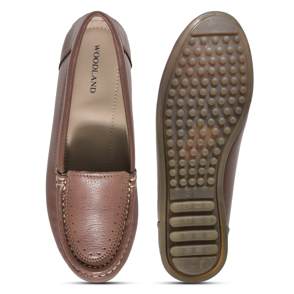 Tan Penny Loafer for Women