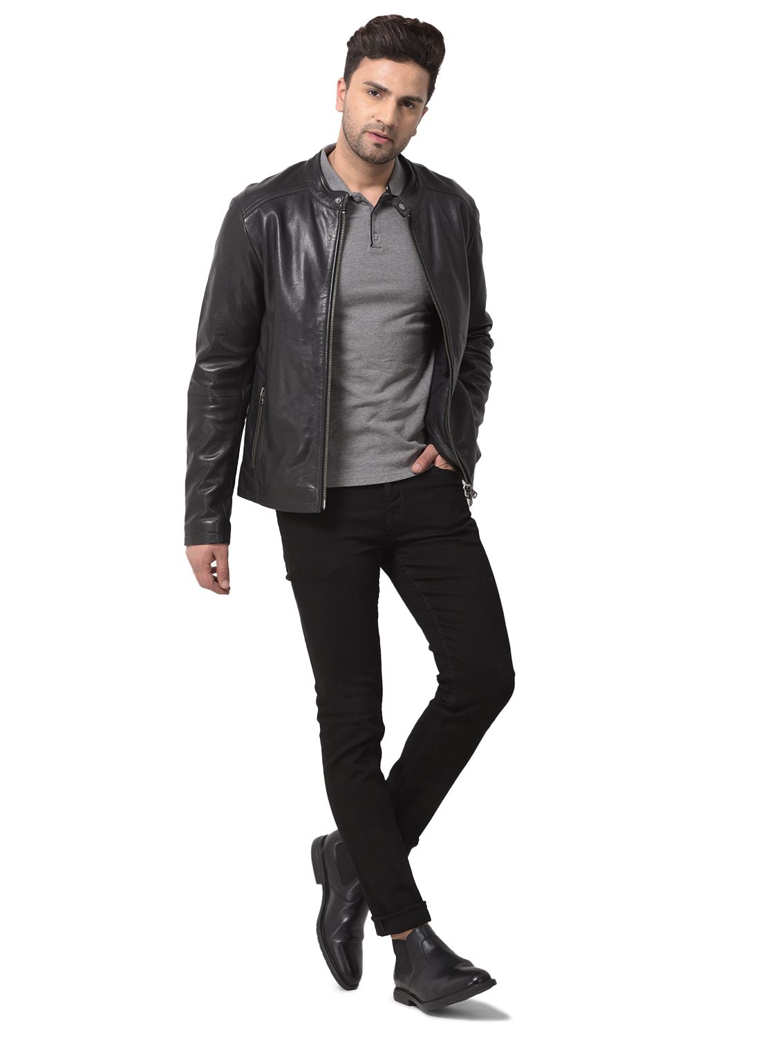 Comfy Woodland Leather Jacket for Men For Style And Elegance - Alibaba.com-gemektower.com.vn