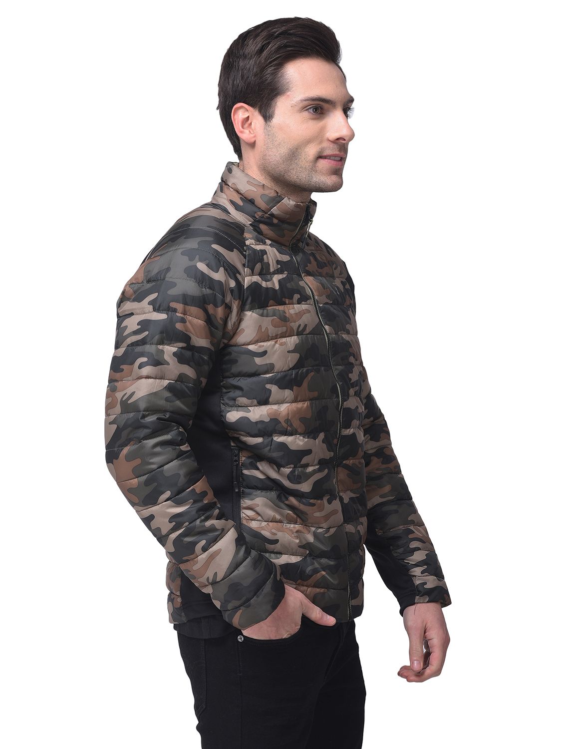 camouflage black jacket