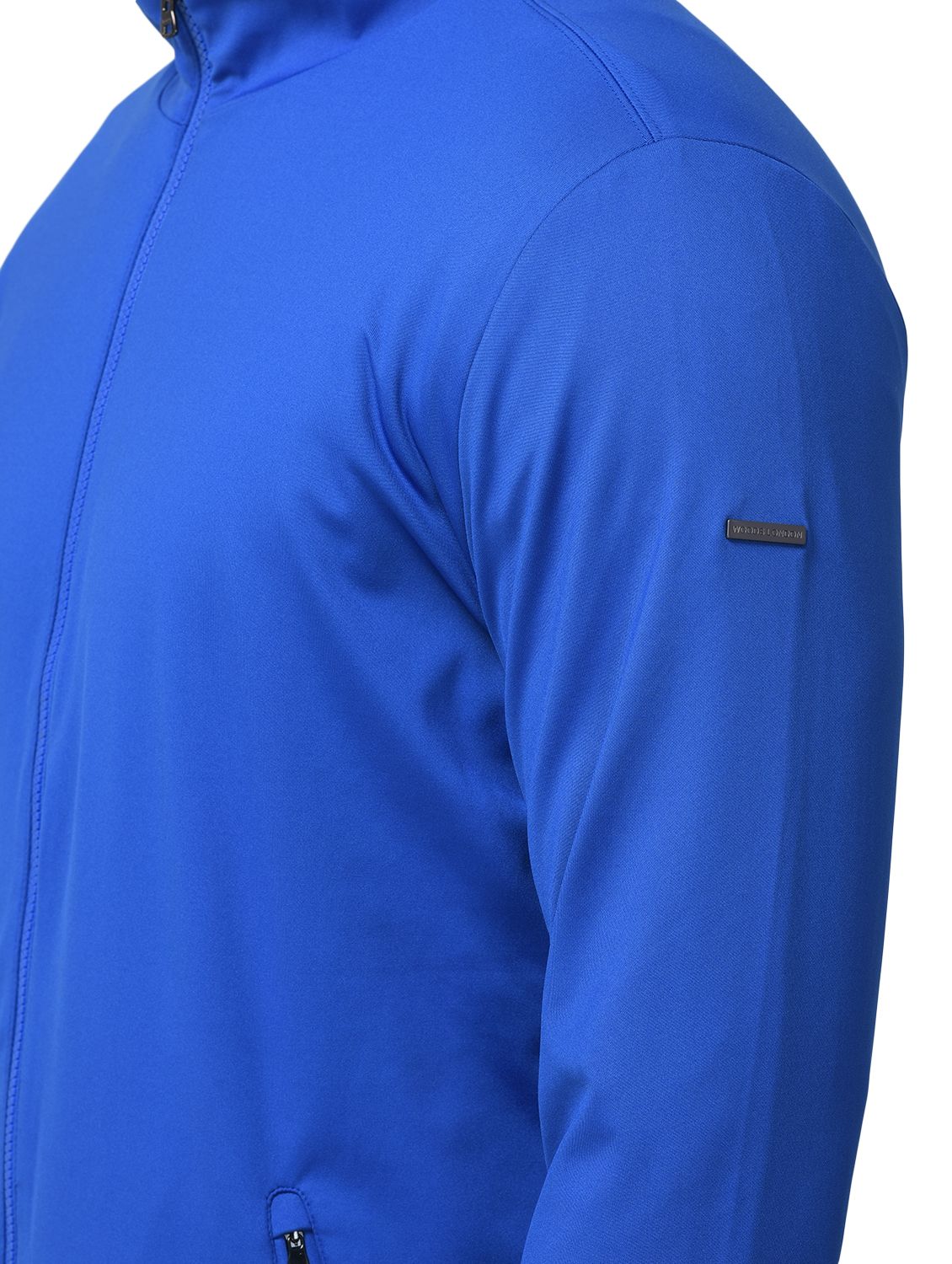 NEW Crivit Jacket Mens Size Large Blue Full Zip Long Sleeve Pockets Cotton