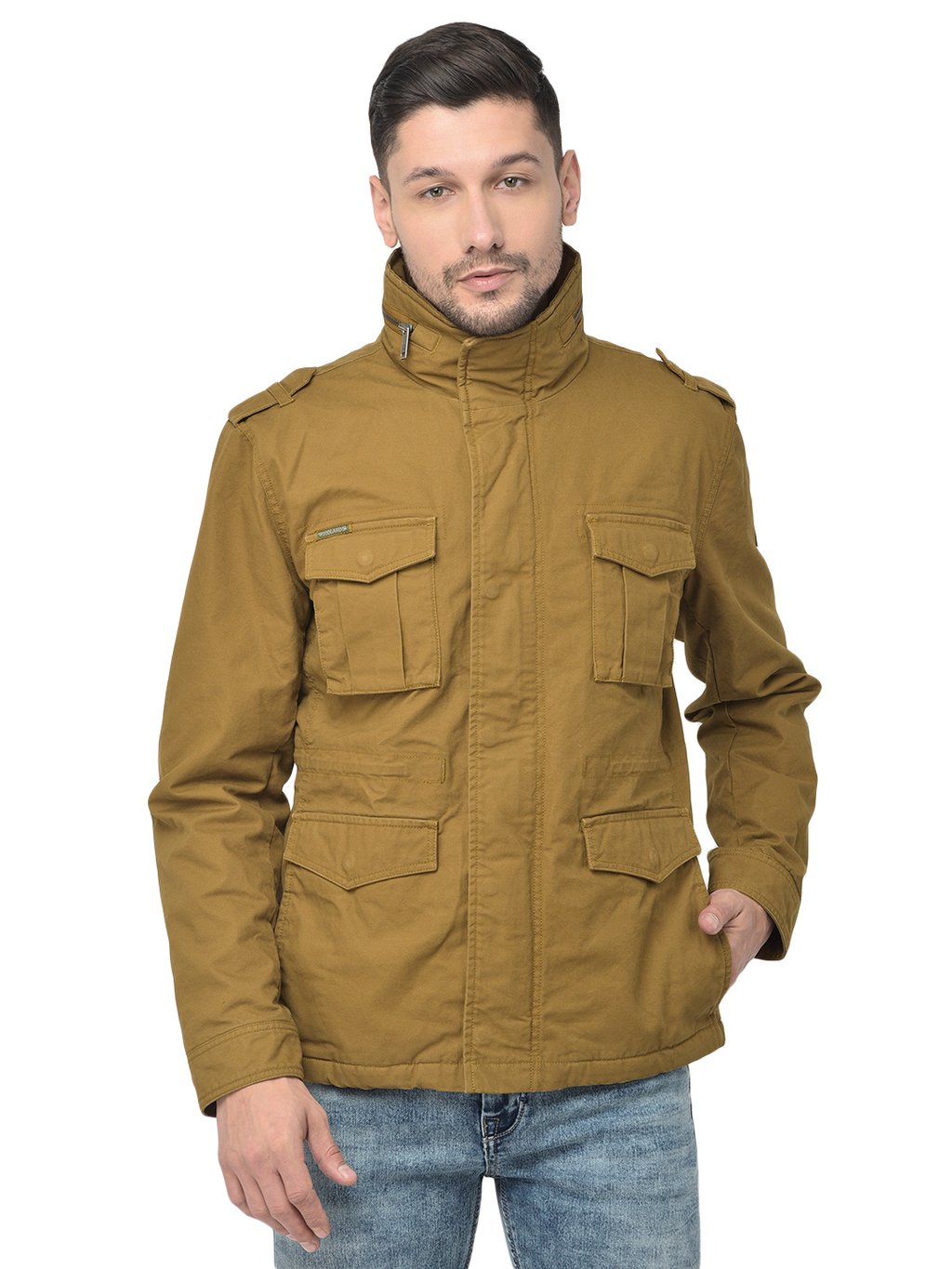 Buy Woodland Black Regular Fit Regular Fit Jacket for Men Online @ Tata CLiQ