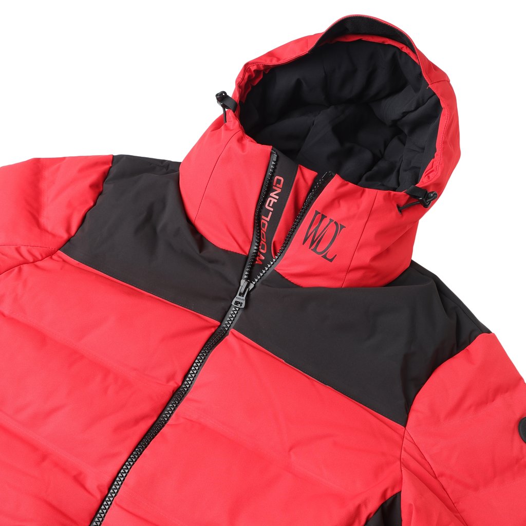 Jacket red outlet black