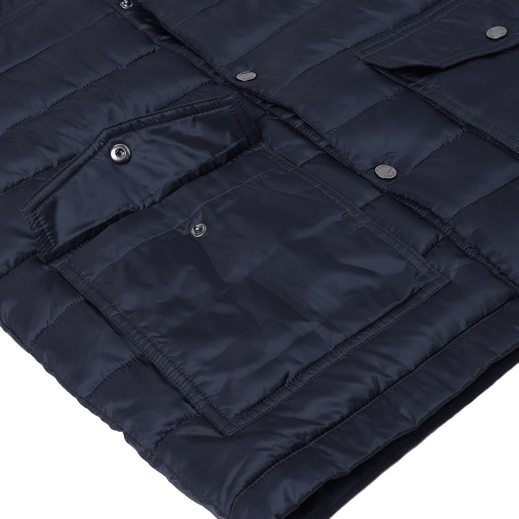 Navy quilted Jacket
