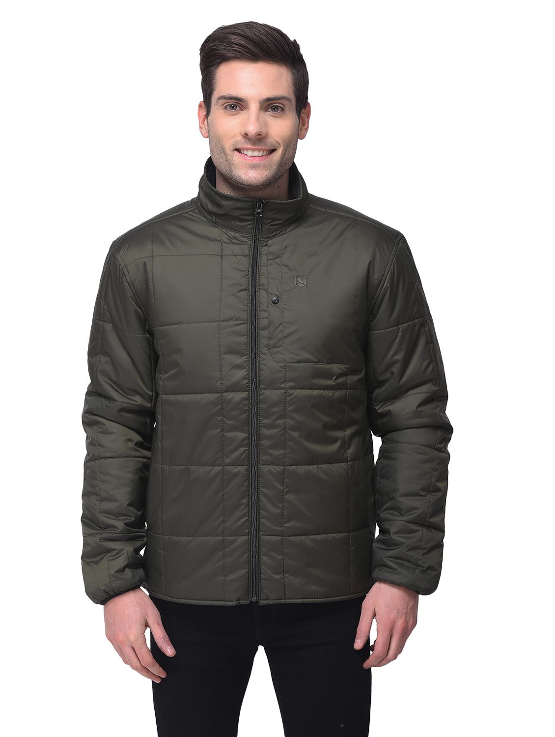 olive quilted jacket for men 3 297 mrp 5 495 40 % off prices include ...