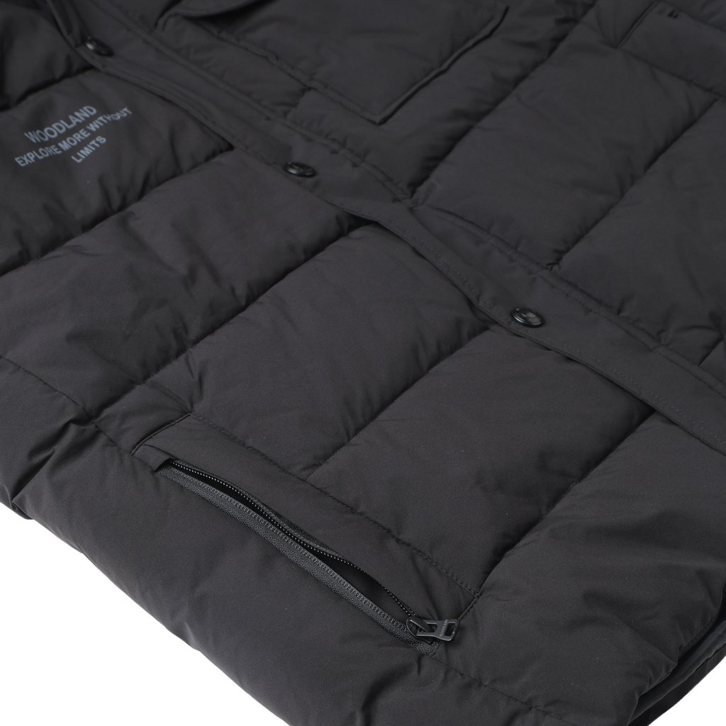 Black Sleeveless Jacket for Men