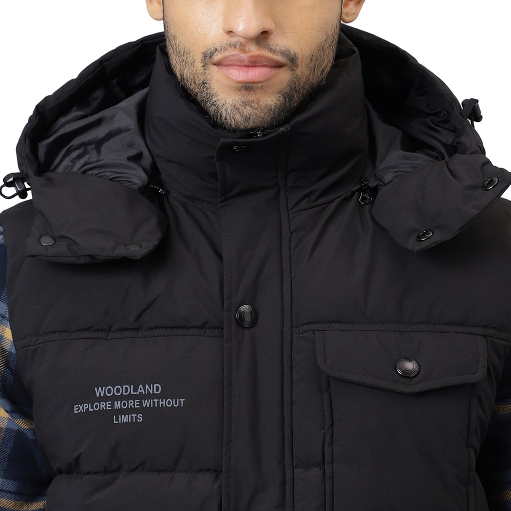 Woodland Green Regular Fit Quilted Jacket