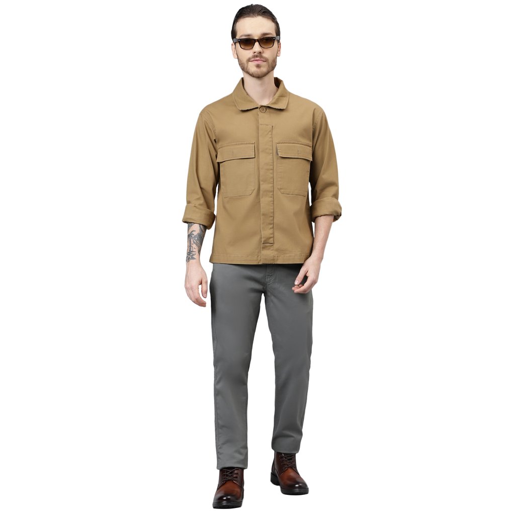 Aura Cotton Linen Neapolitan Pants - Khaki – Bombay Shirt Company
