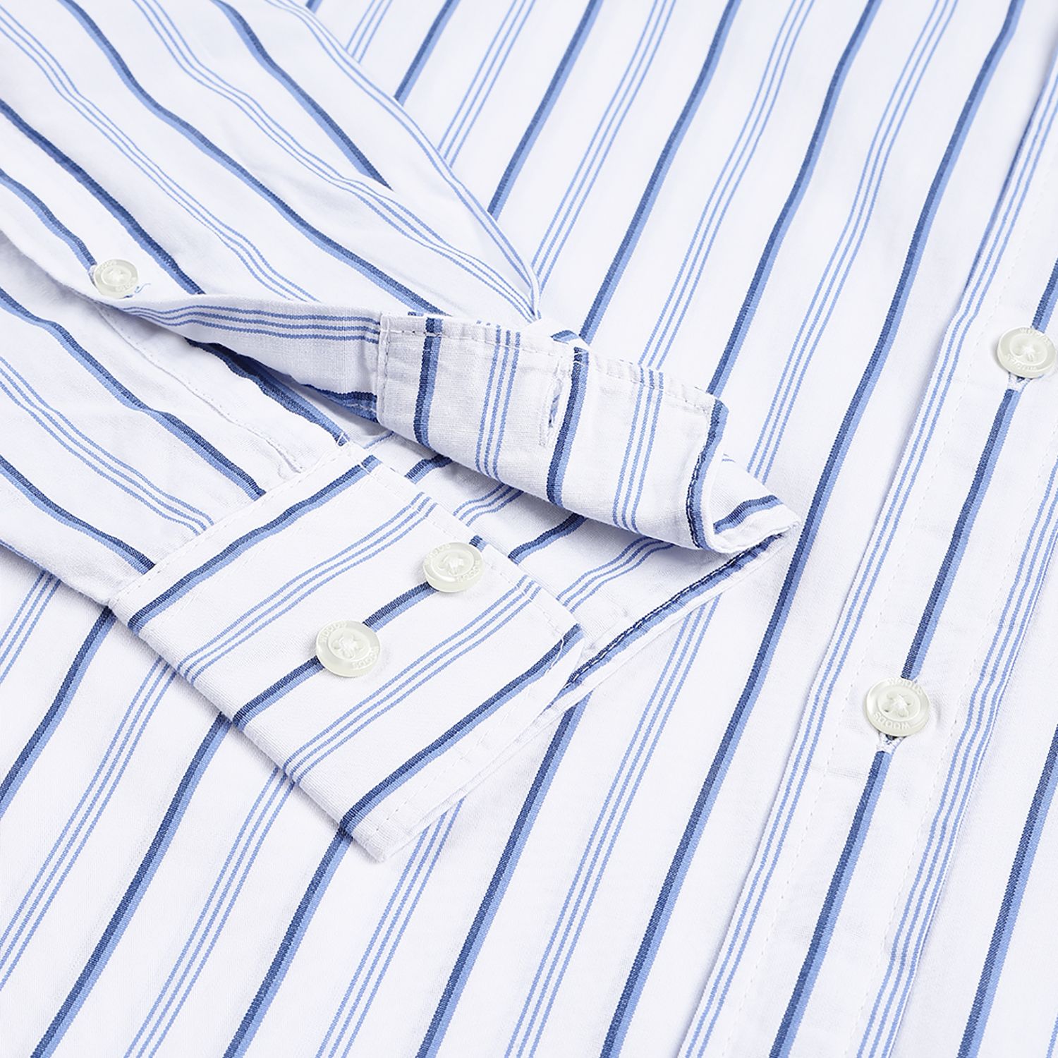 White/Blue Stripe shirt for men