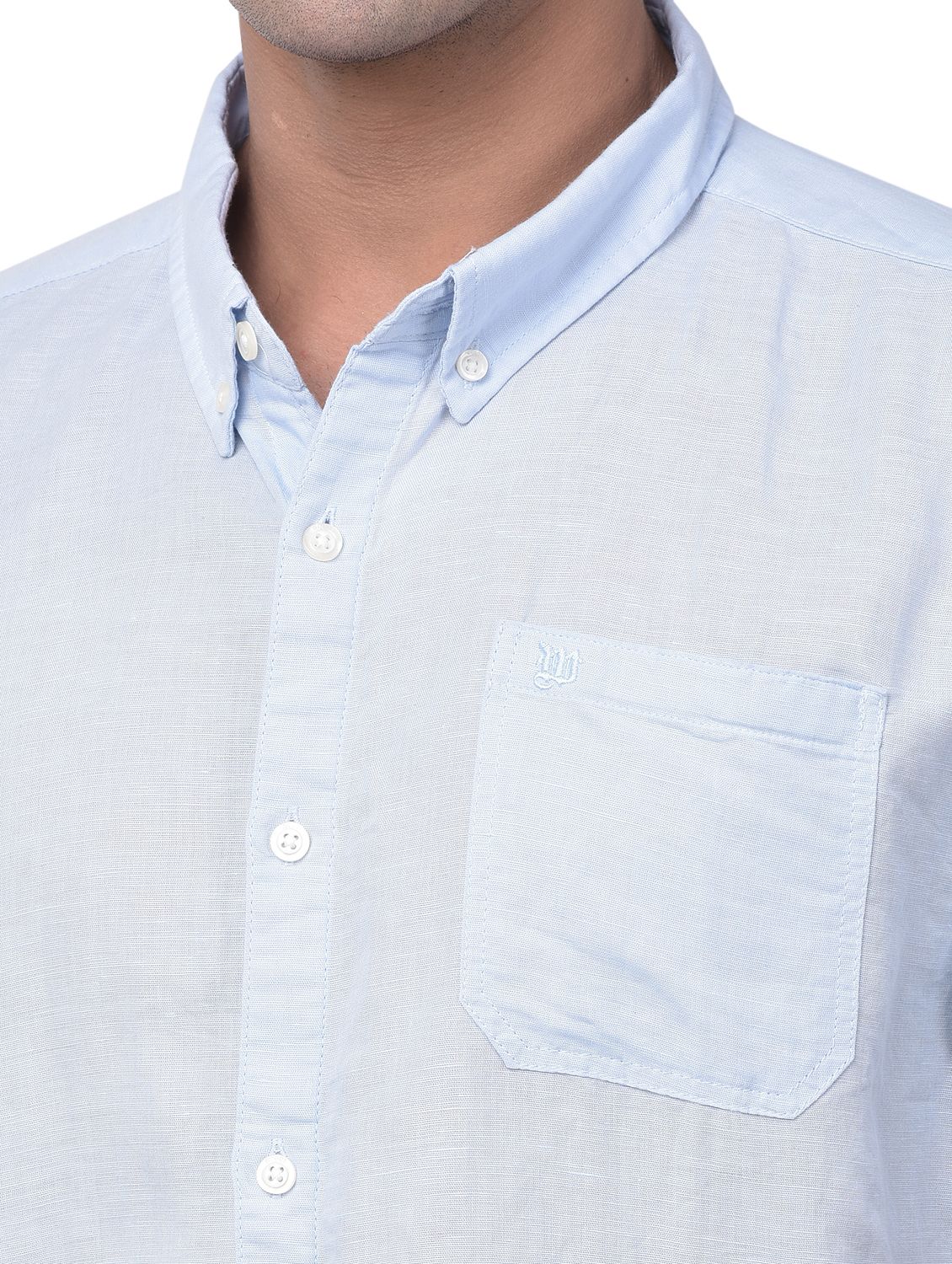 SKY BLUE short sleeve shirt