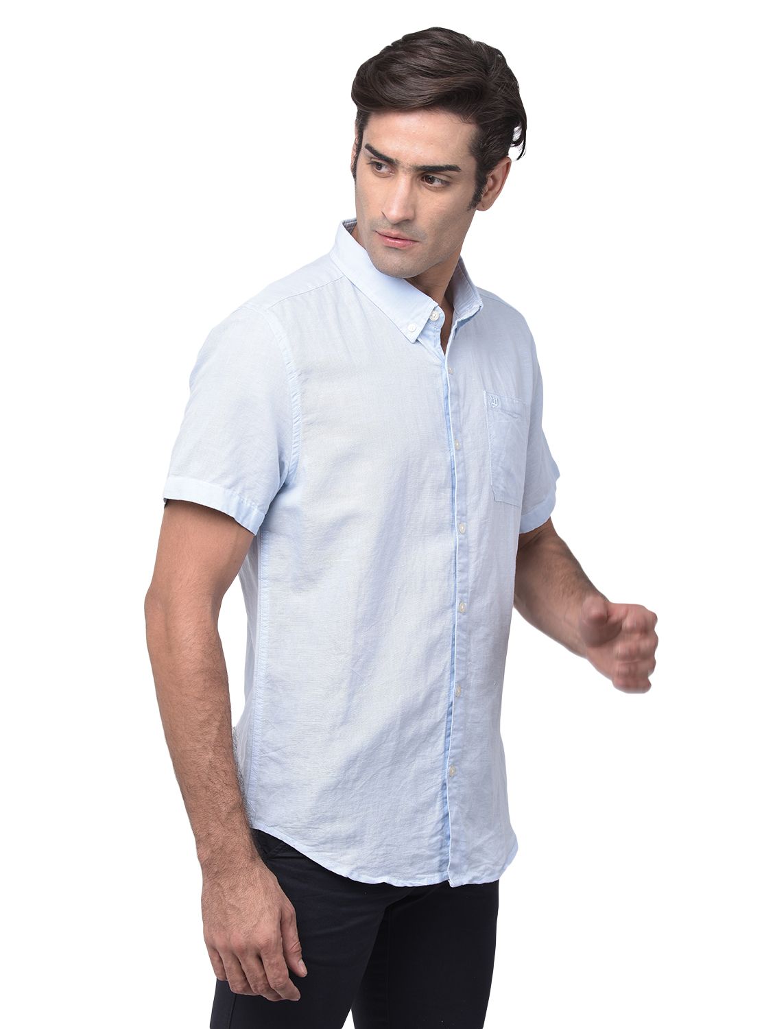 SKY BLUE short sleeve shirt