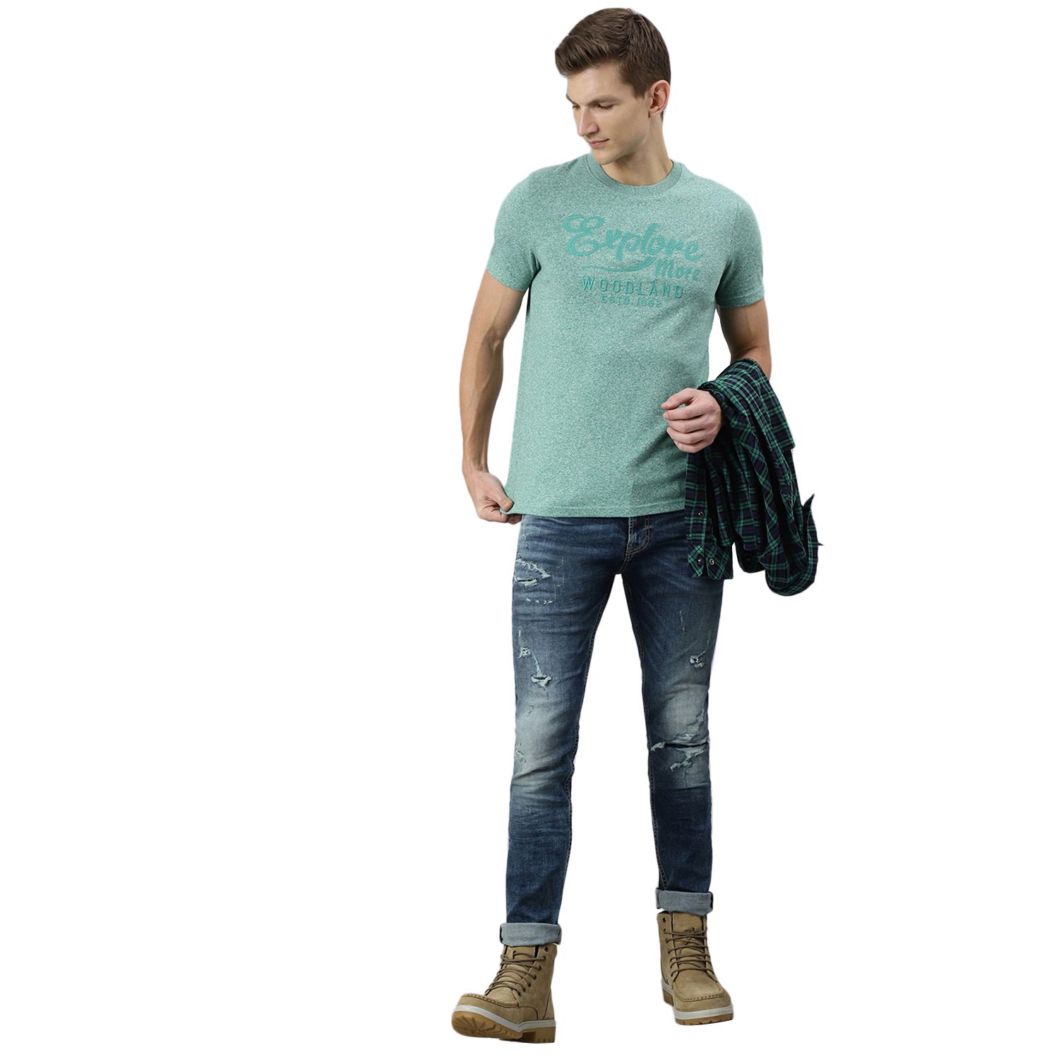 woodland jeans shirt