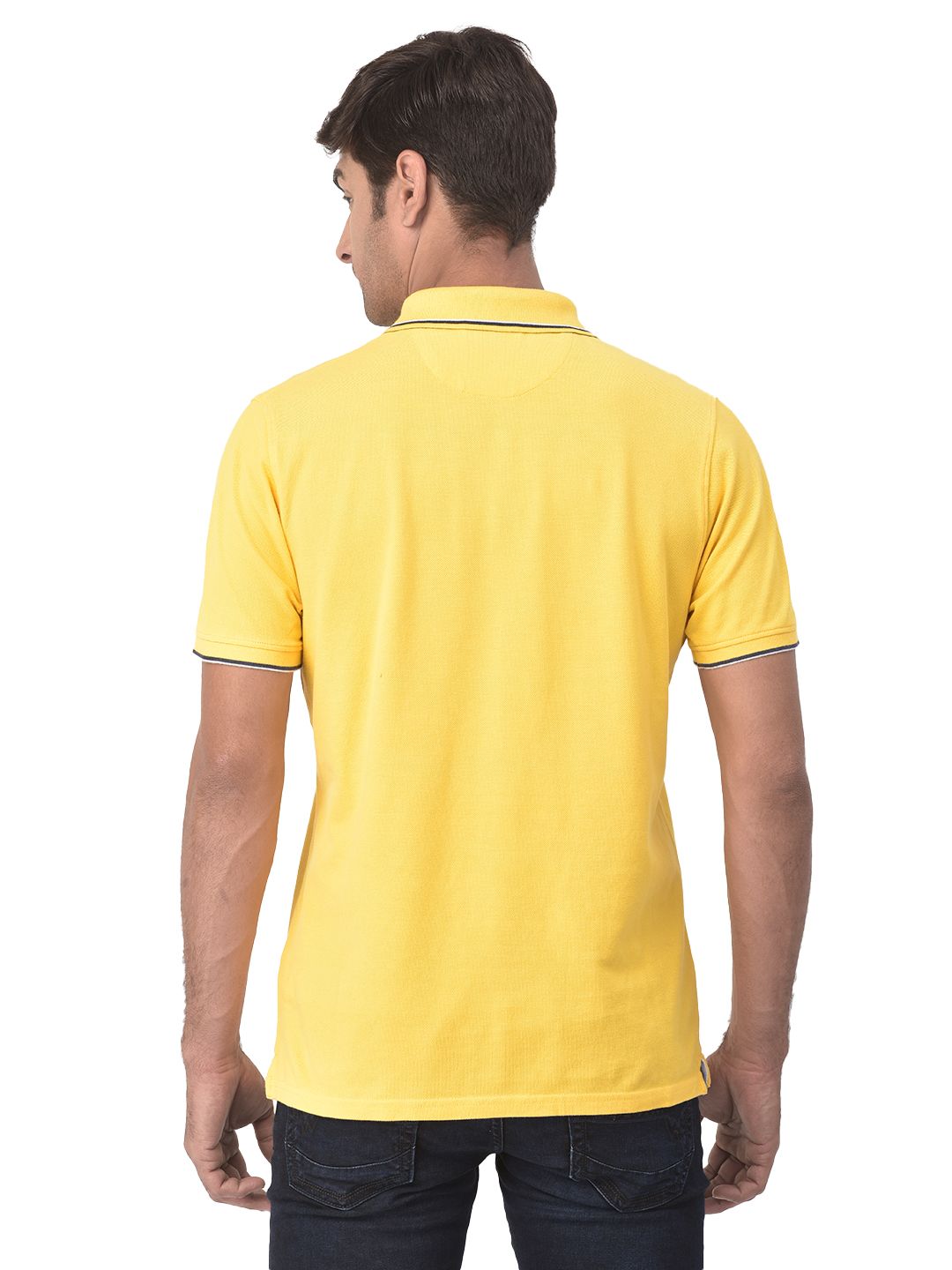 Yellow polo t-shirt