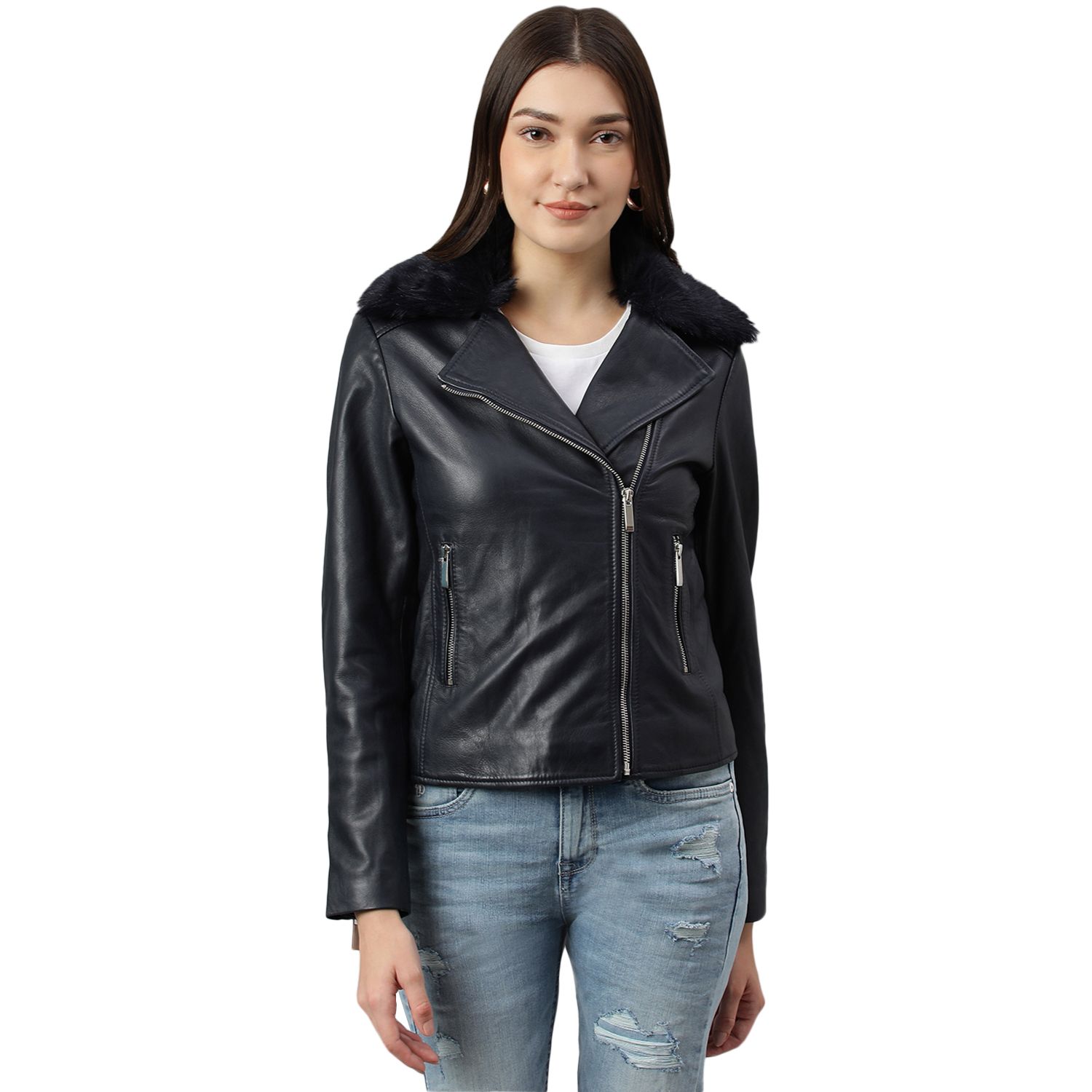 Medium And XL Black Mens Leather Jacket at Rs 1000 in New Delhi | ID:  19347750433