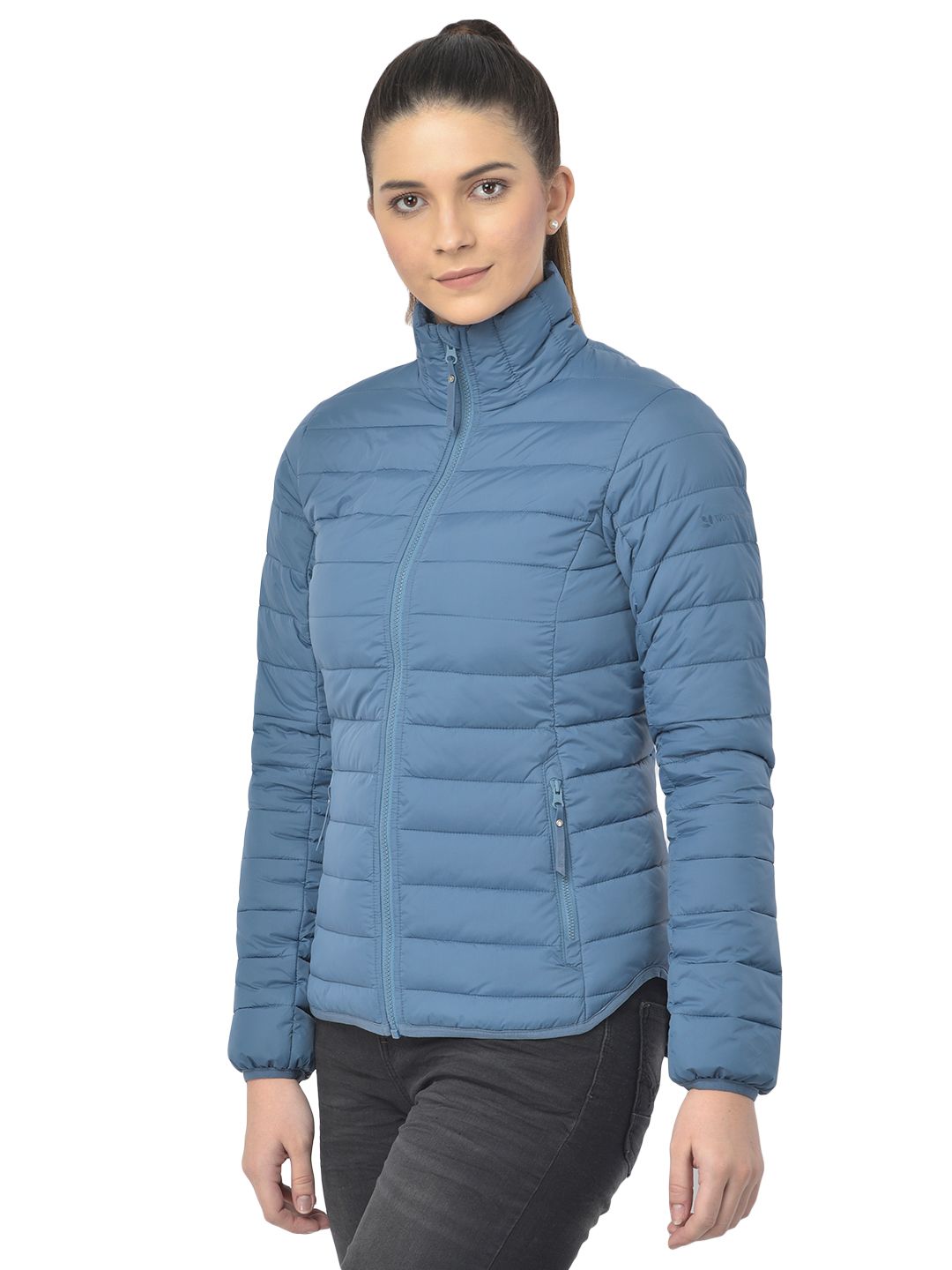 Moonlight blue quilted jacket