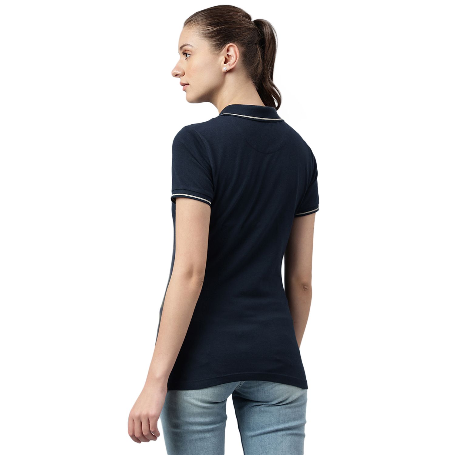 Navy Polo T-shirt for women