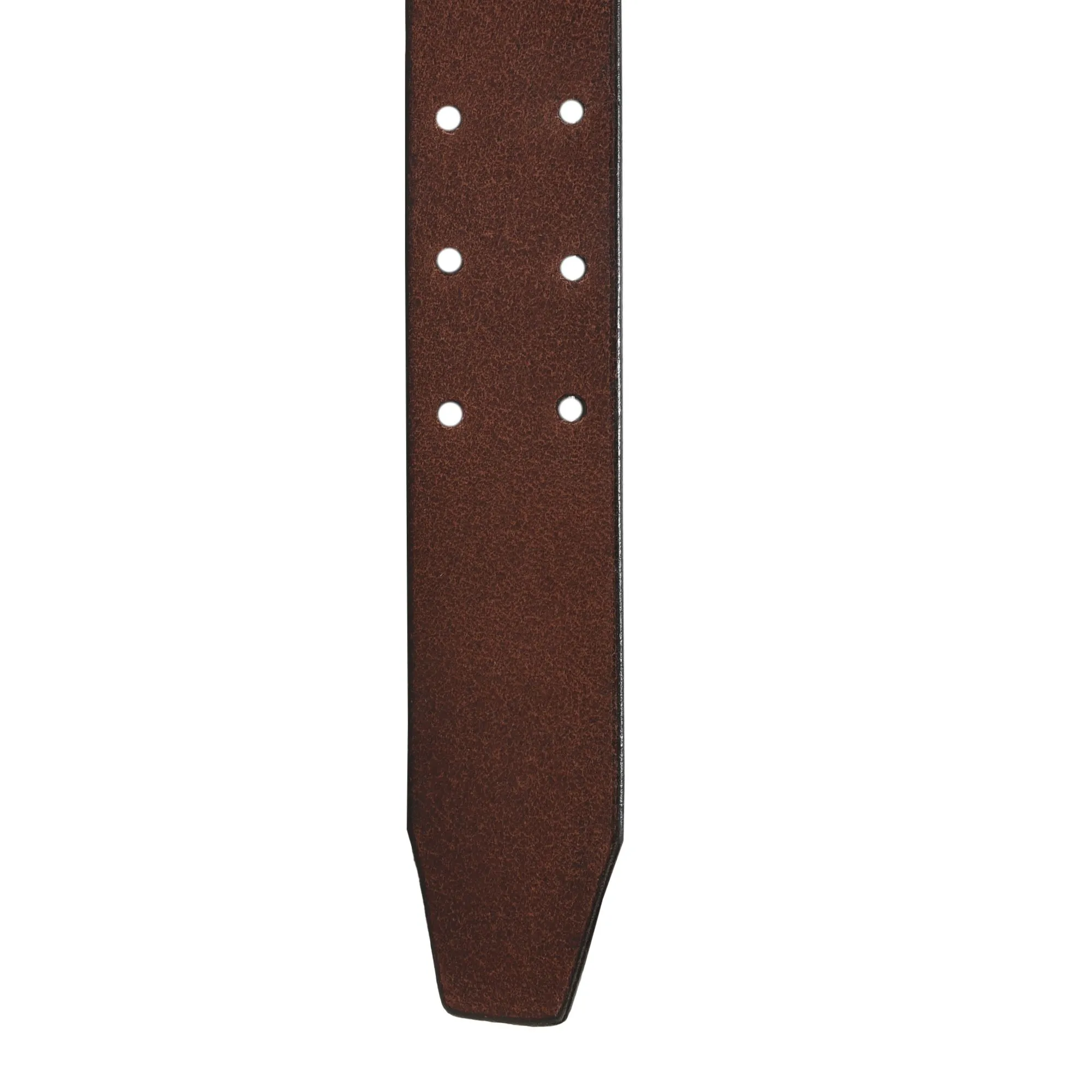 Brown leather belt - Thumbnail 6