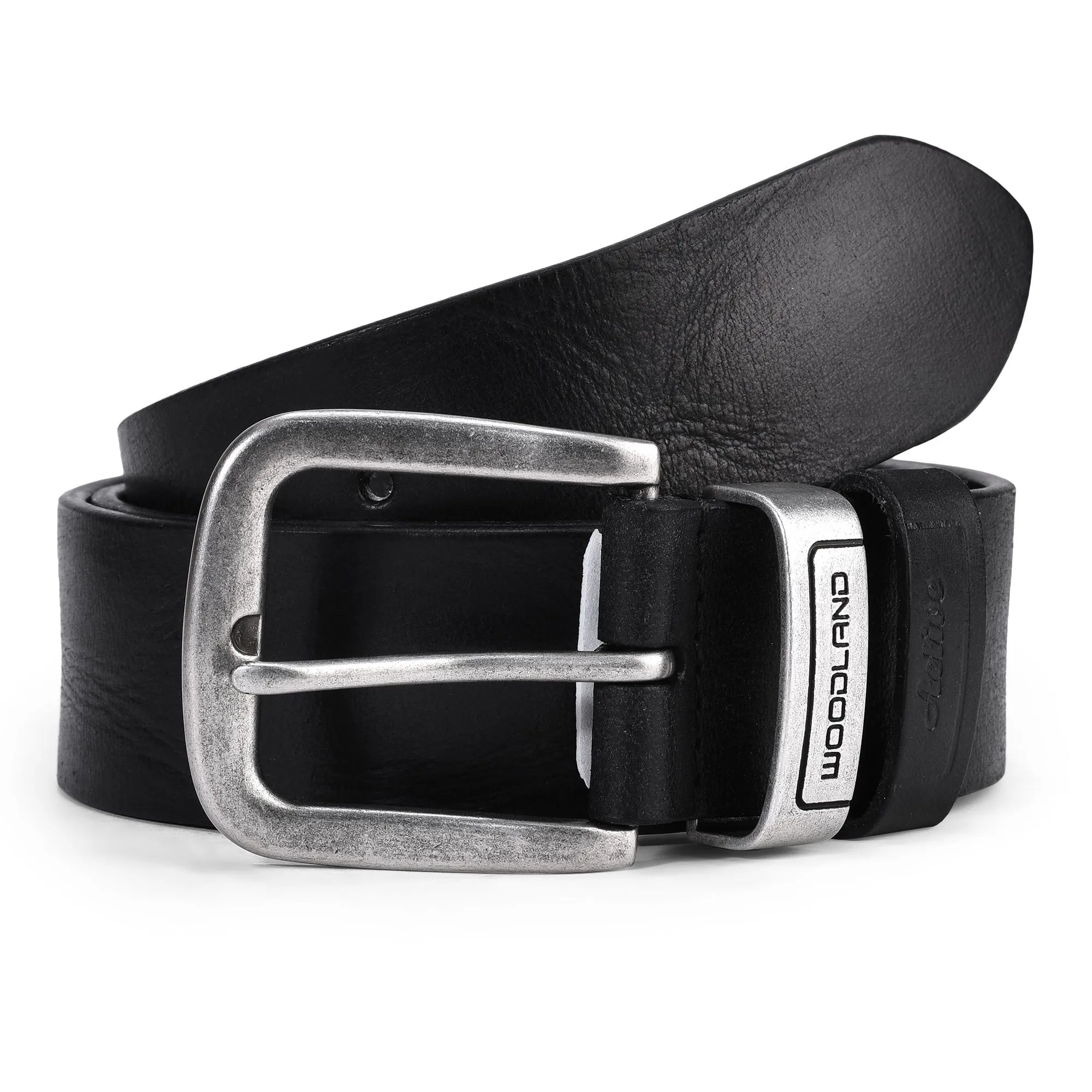 Black Leather Belt for men - Image 1