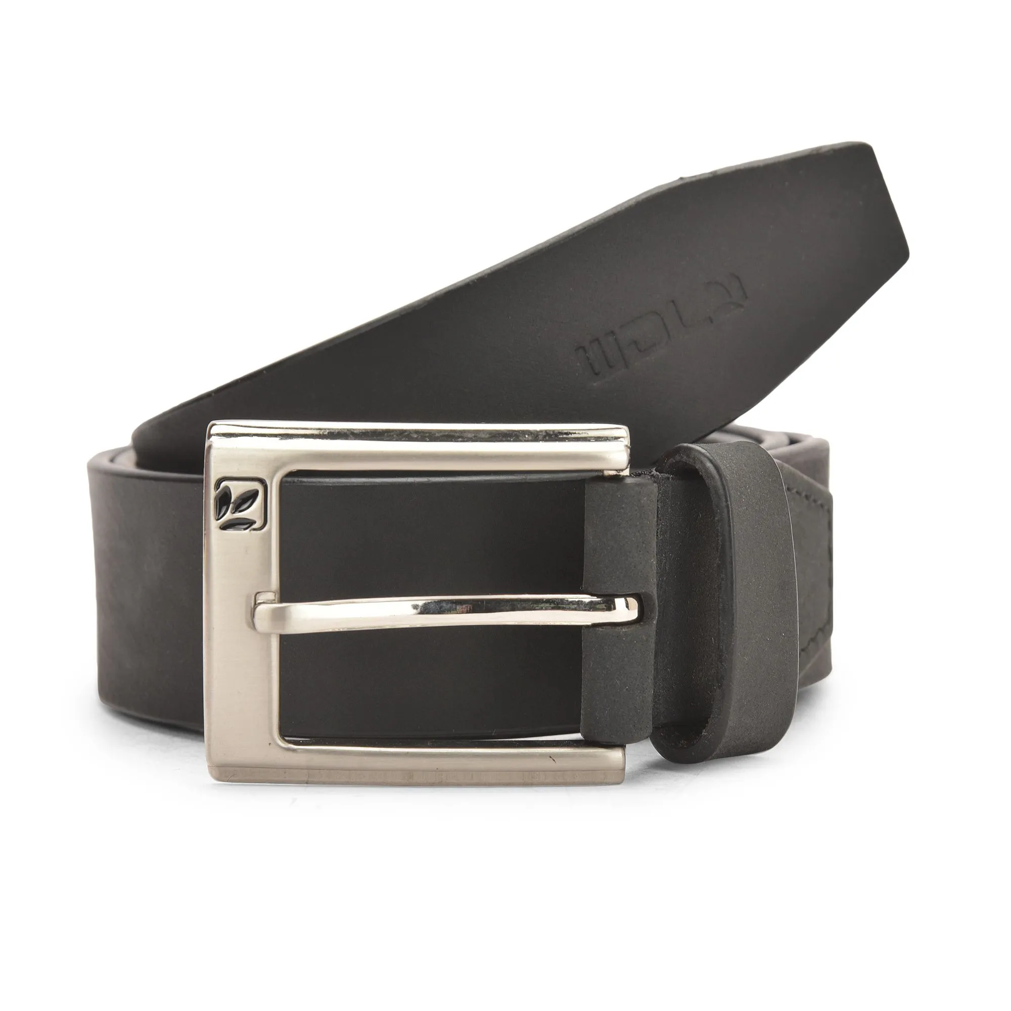 Black Leather Belt for men - Thumbnail 1