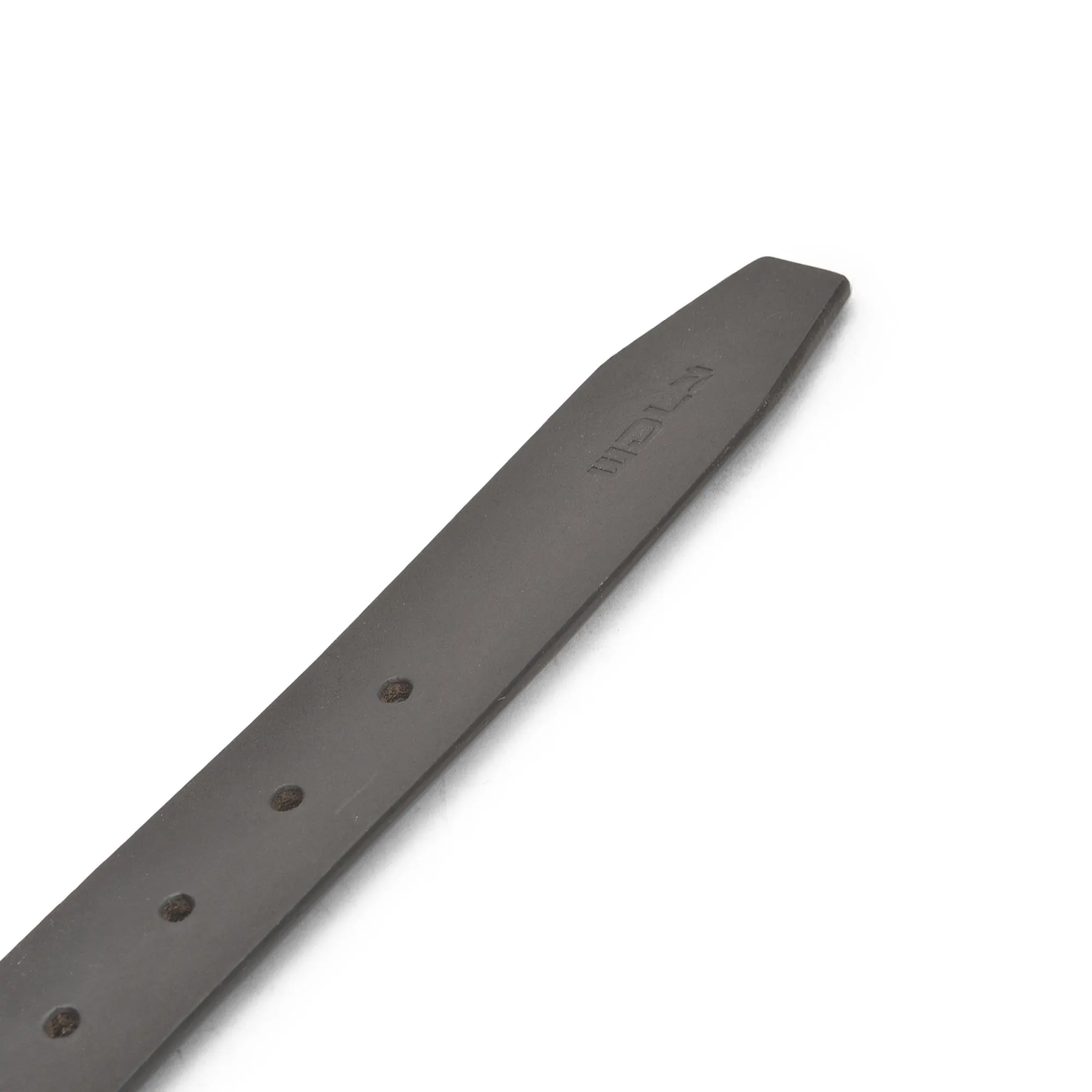 Black Leather Belt for men - Thumbnail 3