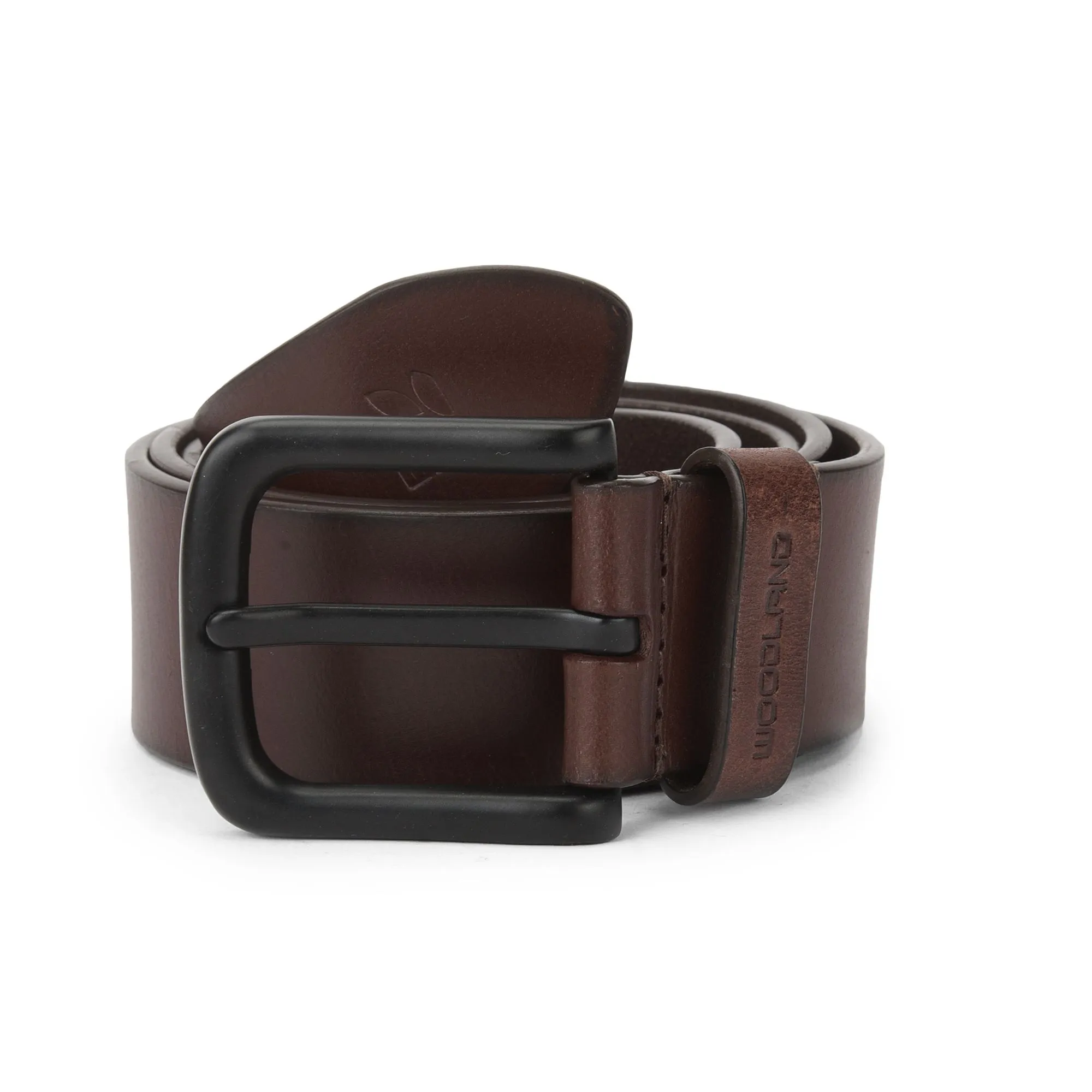 Brown Leather Belt for Men - Image 1