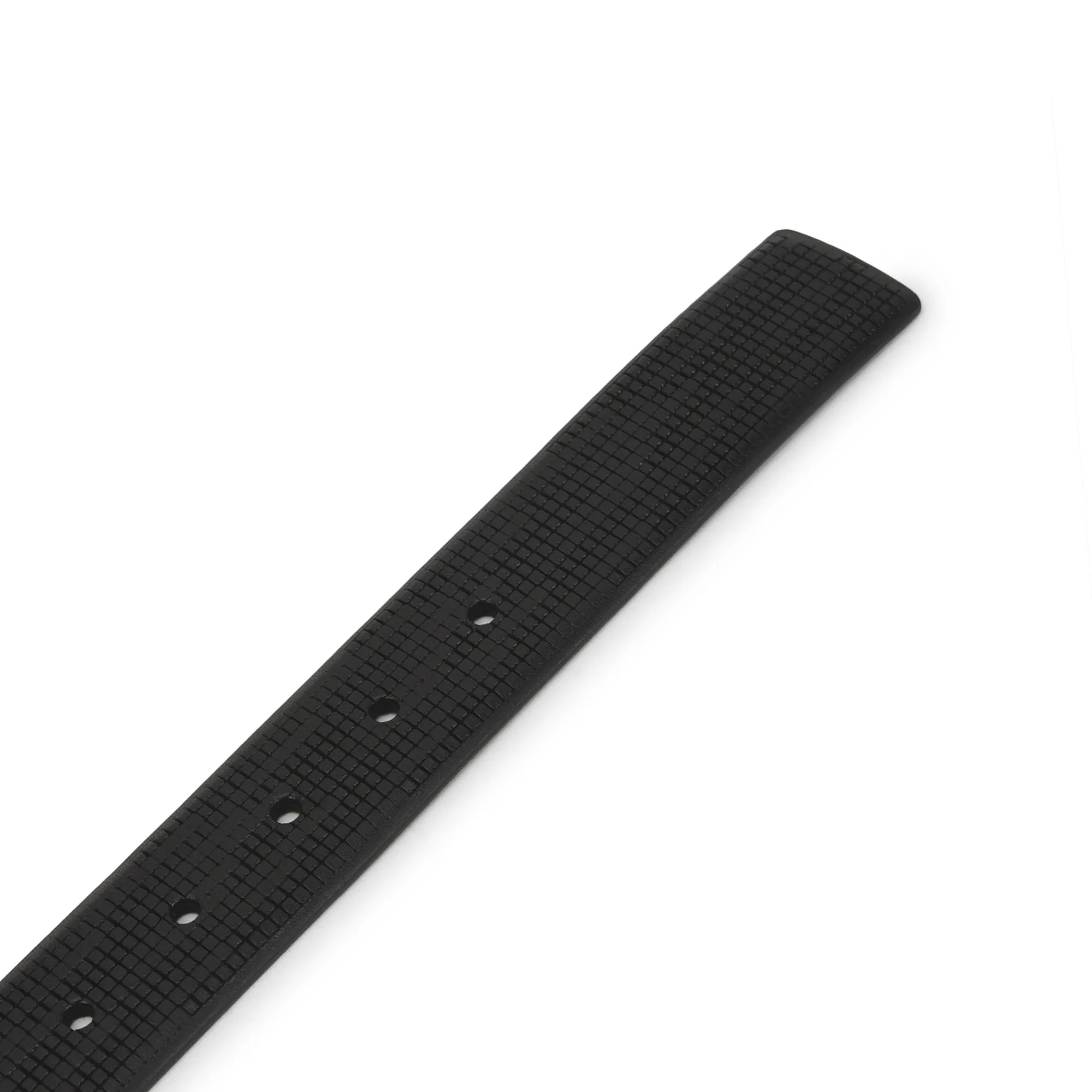 Black Leather Belt for Men - Thumbnail 3