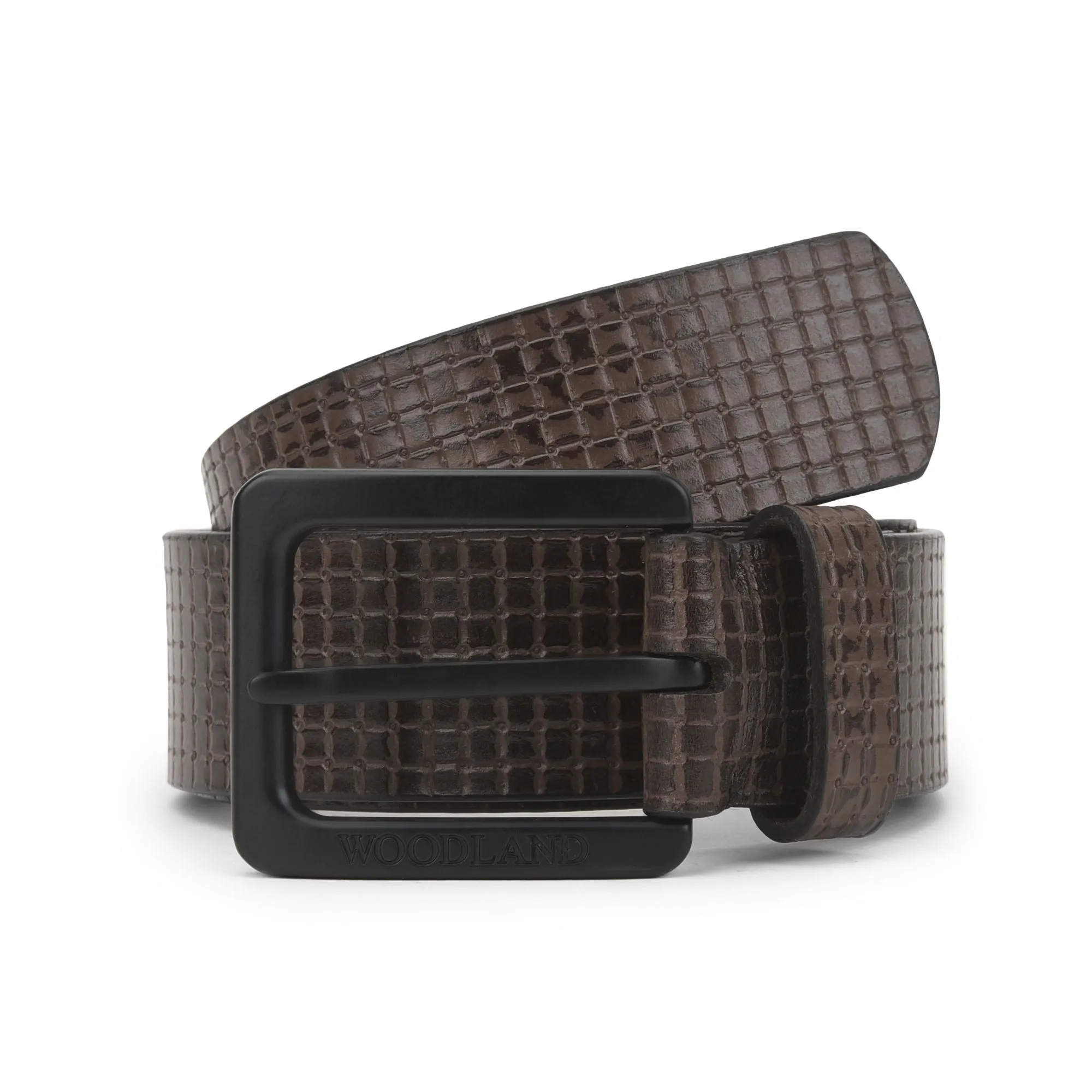 Brown Leather Belt for Men - Image 1