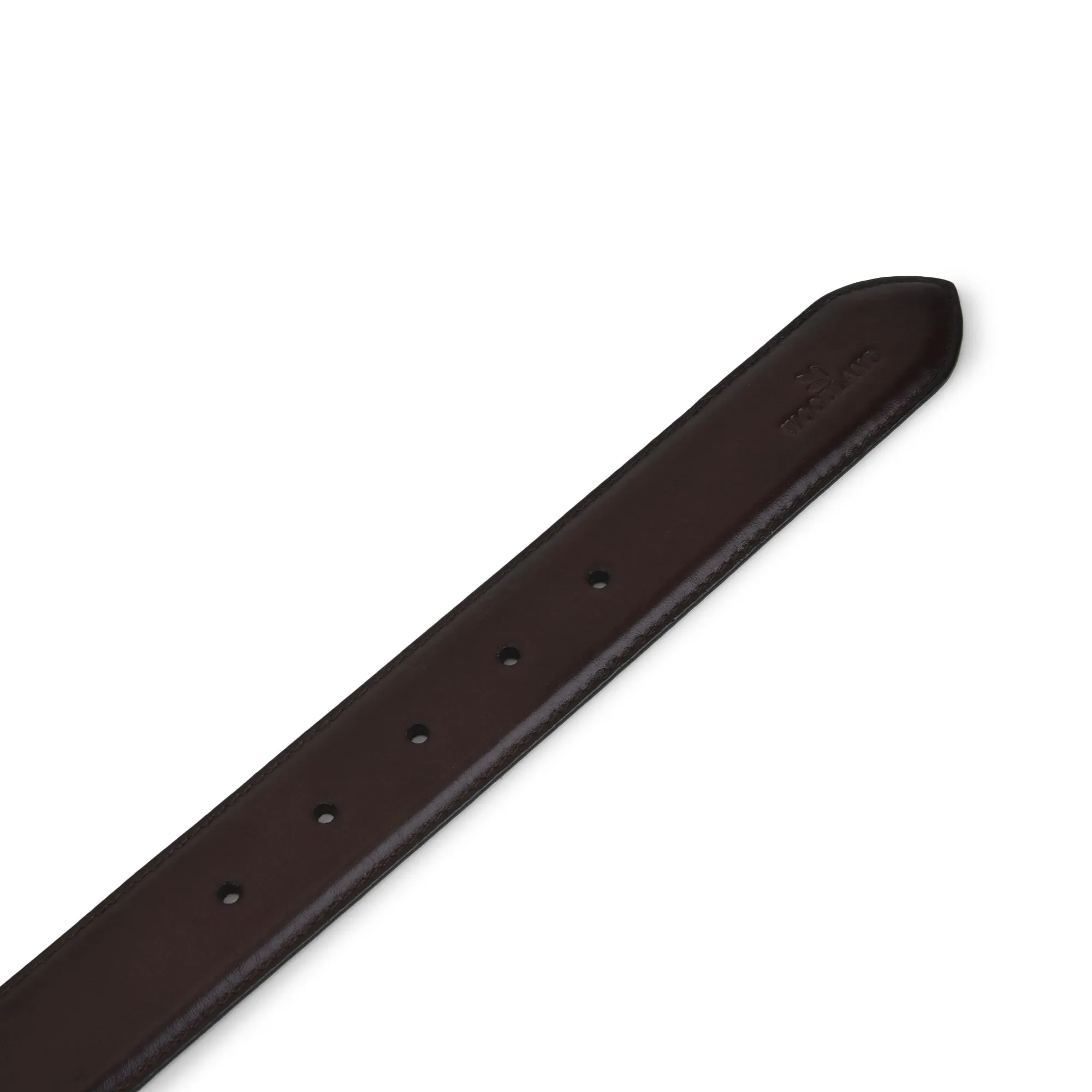 Tan Leather Belt for Men - Thumbnail 3