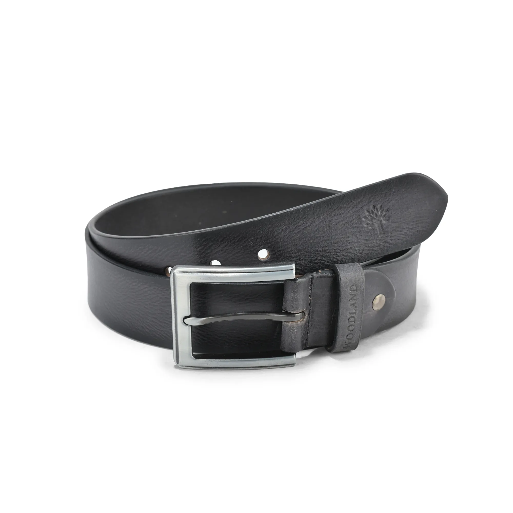 Black Softy Leather Belt For Men - Thumbnail 1