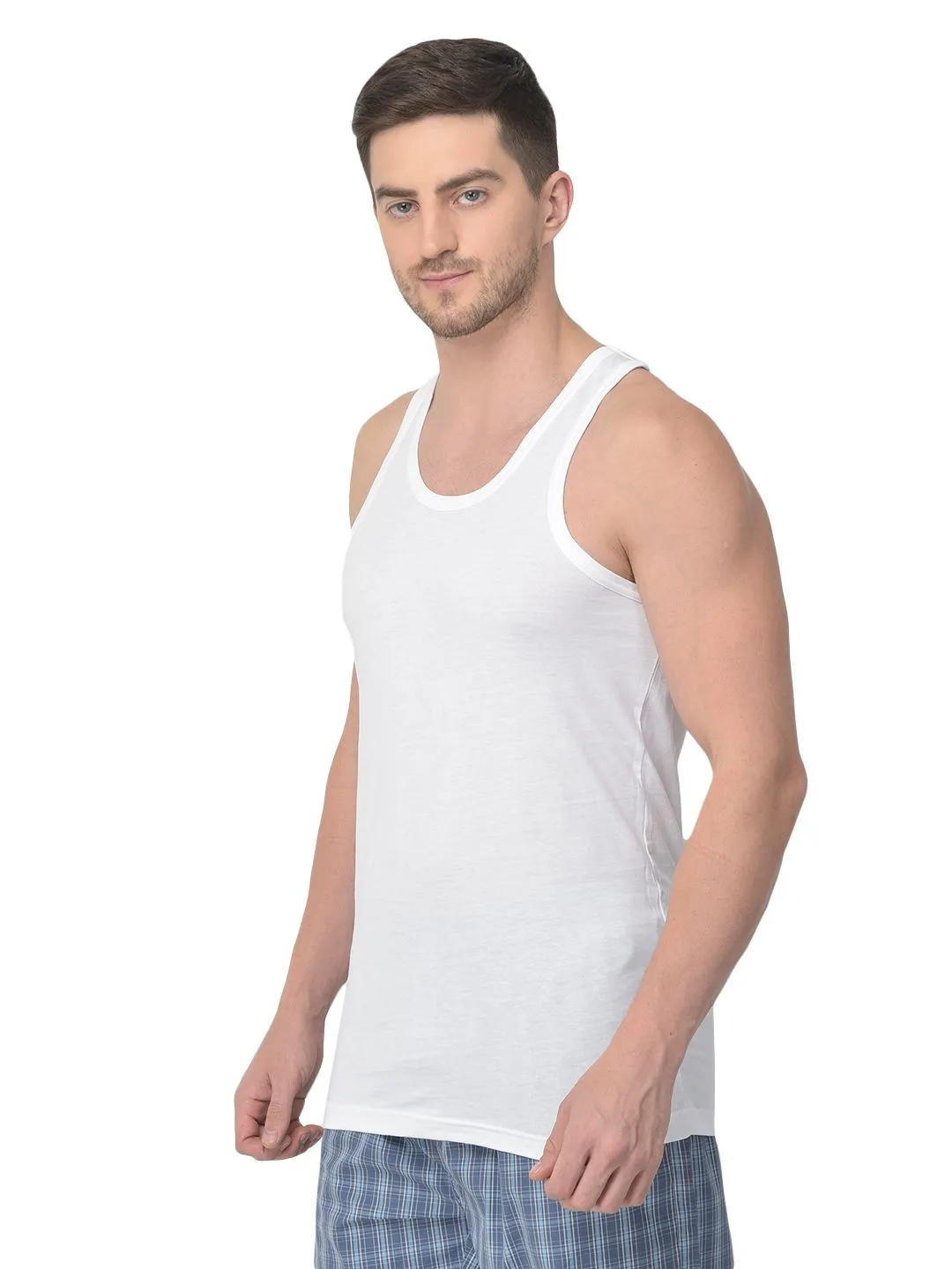 White vest for men - Thumbnail 2