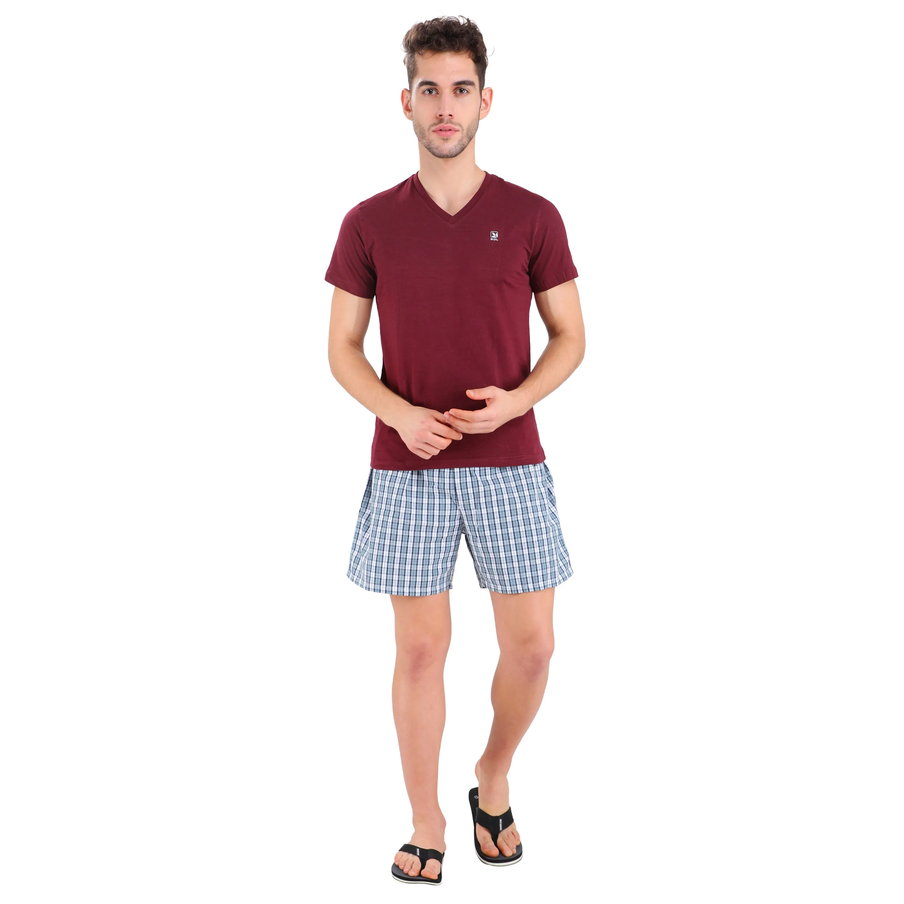 maroon-v-neck-t-shirt-for-men