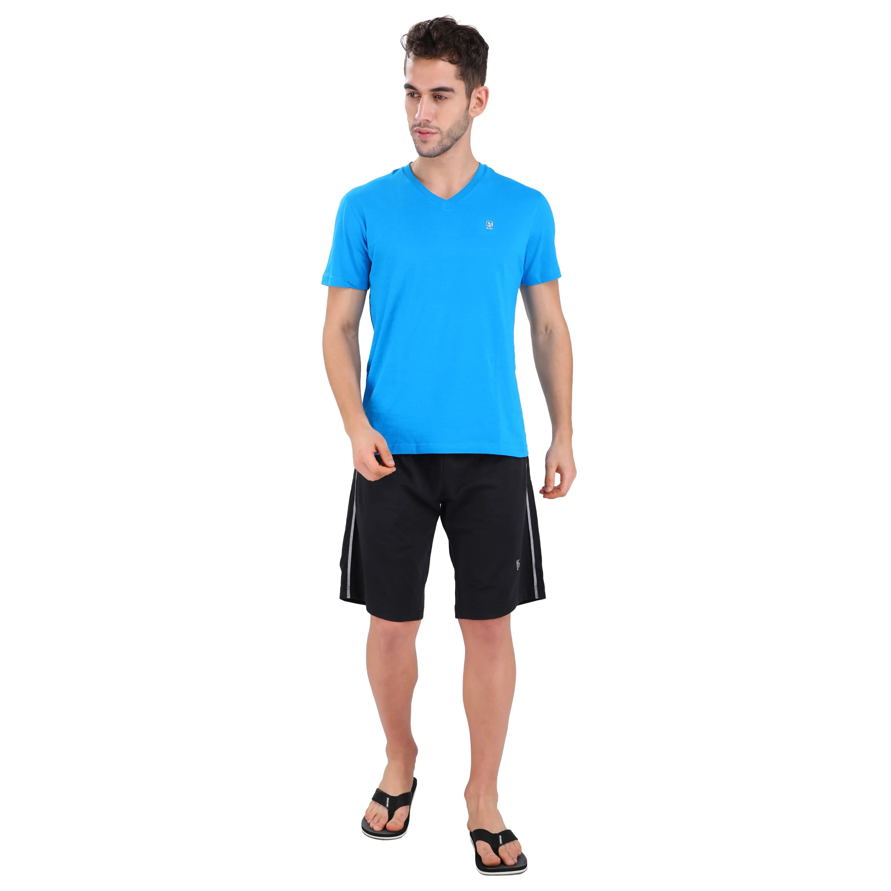teal-blue-v-neck-t-shirt-for-men