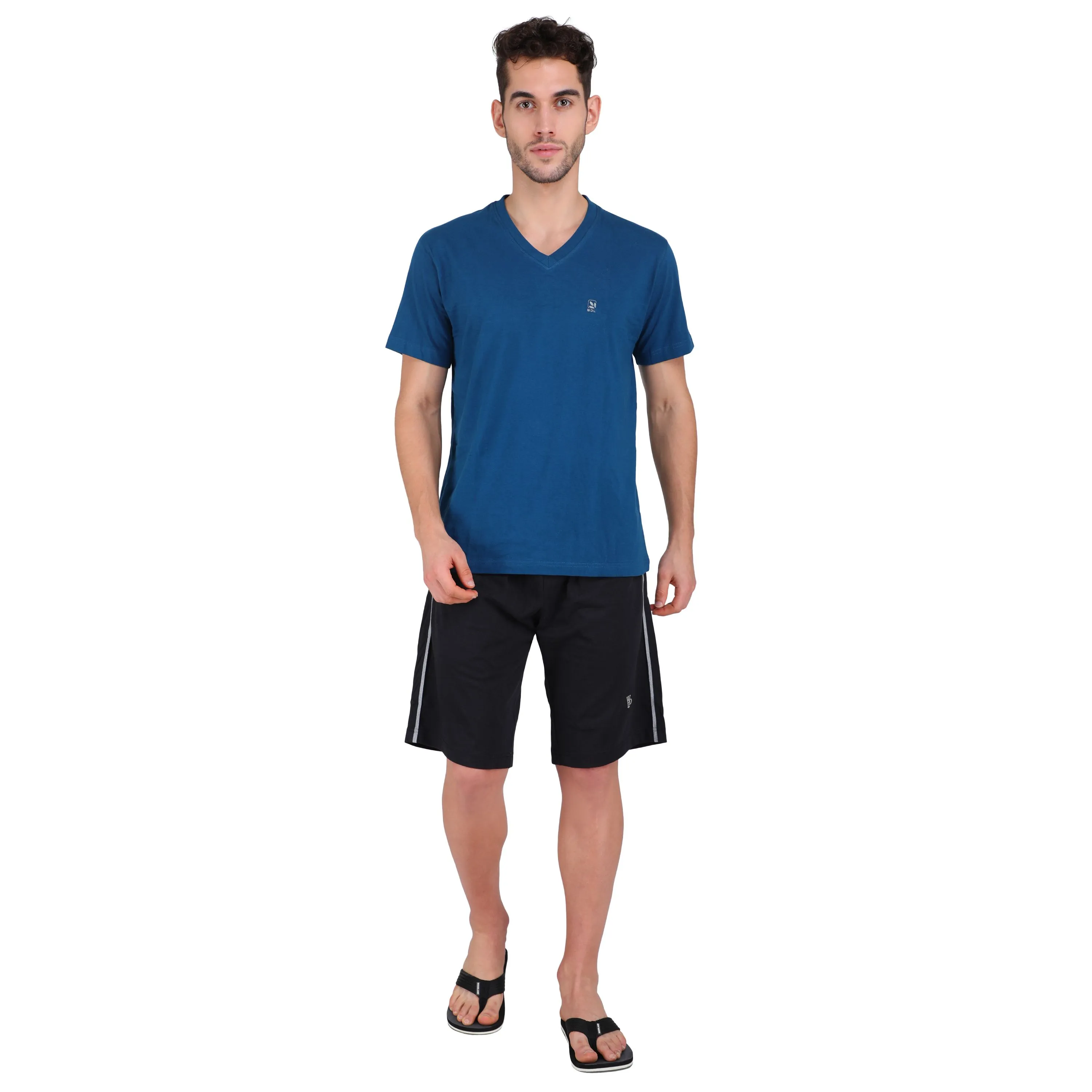 seaport-teal-v-neck-t-shirt-for-men