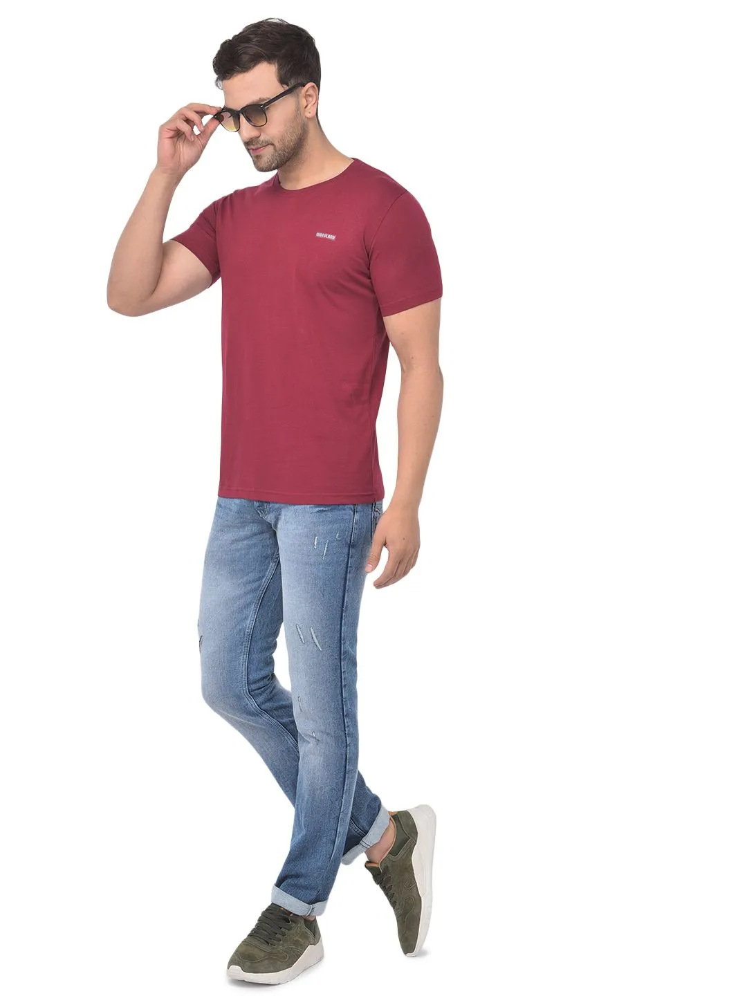 maroon-t-shirt-for-men