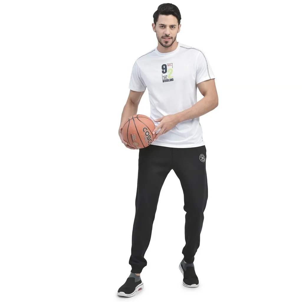 White Crew Neck T-shirt for Men - Thumbnail 1