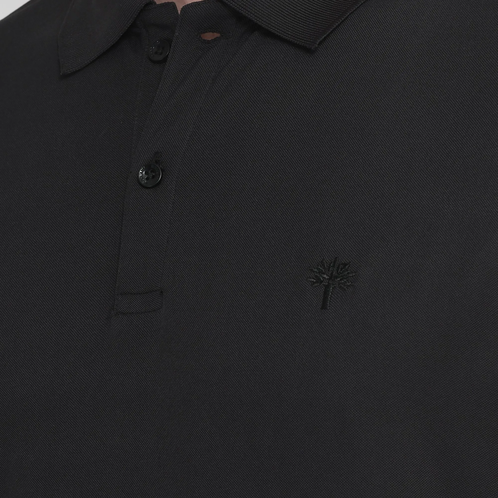 Black Polo T-shirt for Men - Thumbnail 6