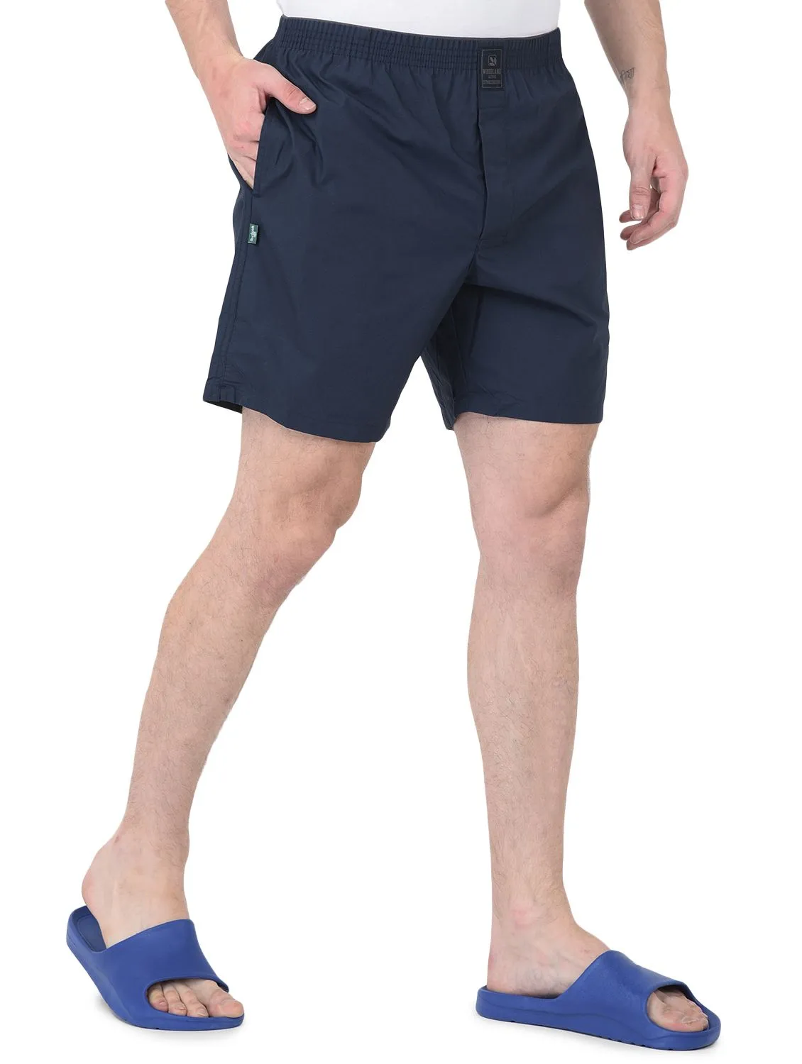 Navy Shorts for men - Thumbnail 4