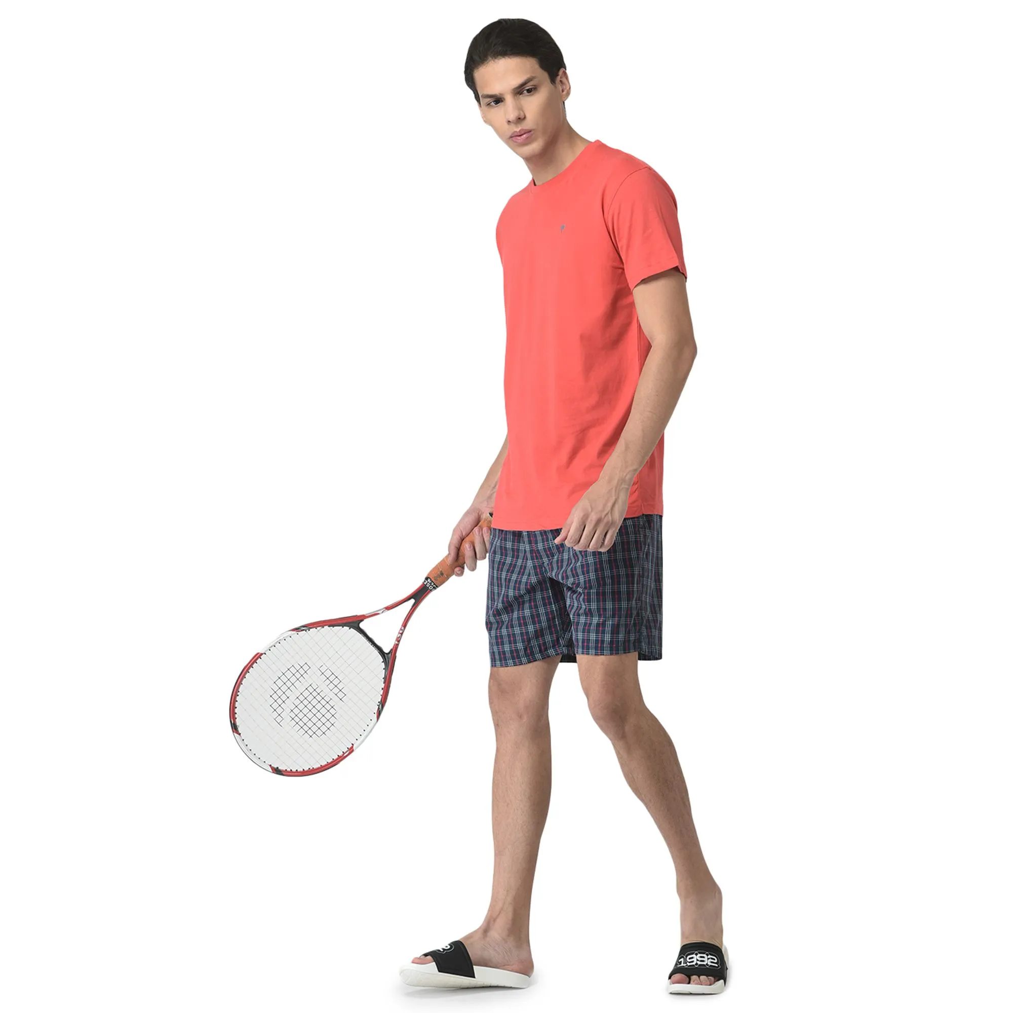 navy-white-checkered-shorts-for-men