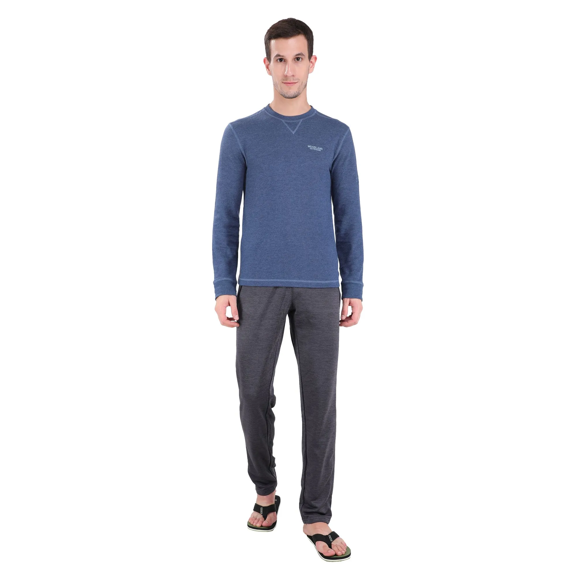Dark grey track pants for men - Image 1