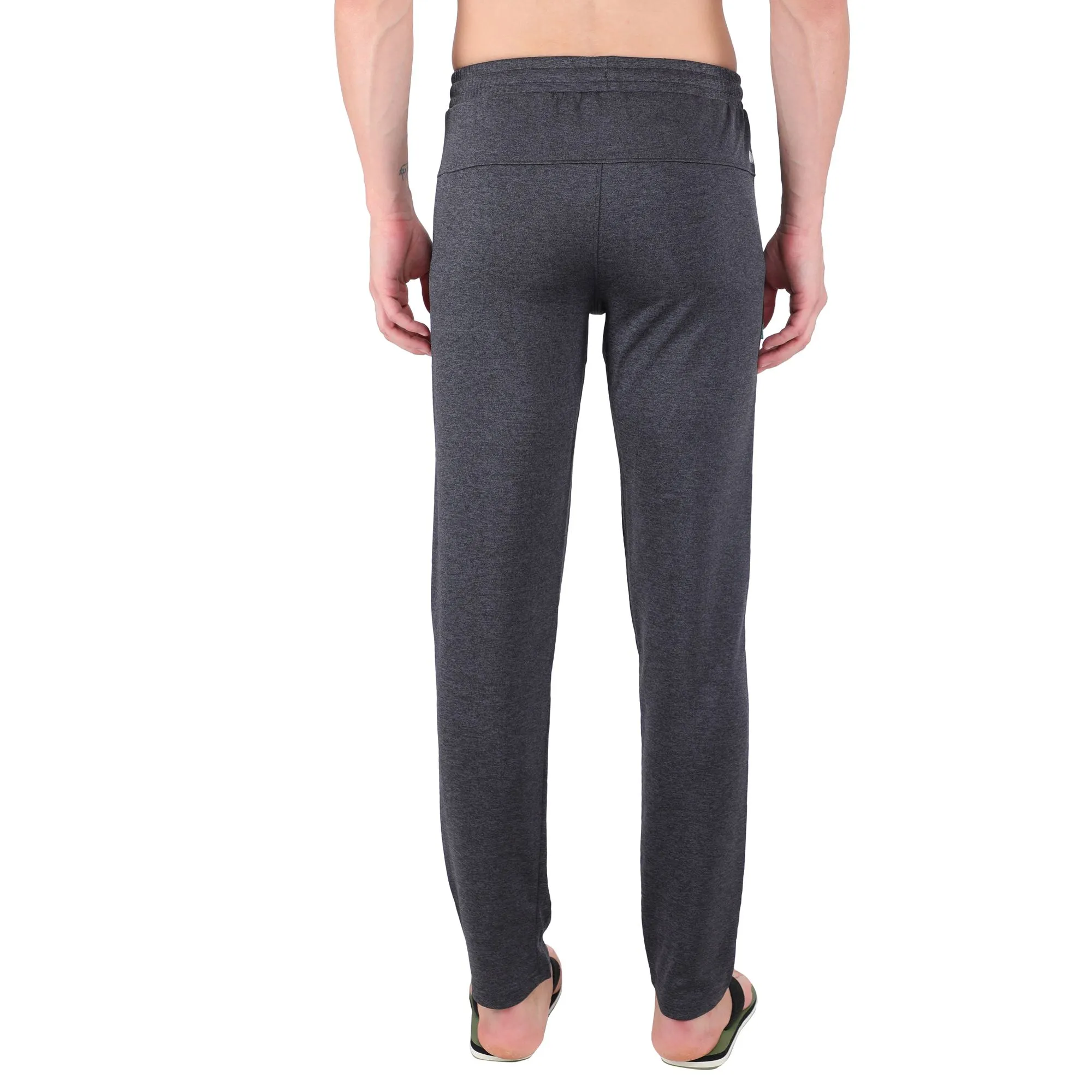 Black track pants for men - Thumbnail 5