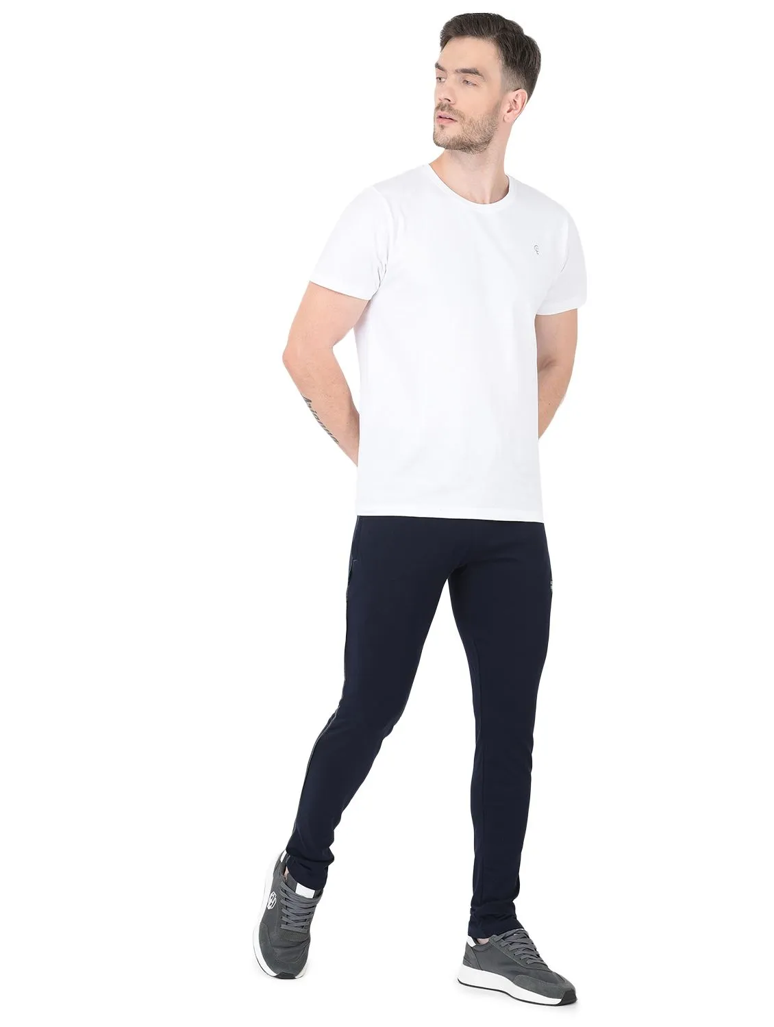 Navy Track pants for men - Image 1