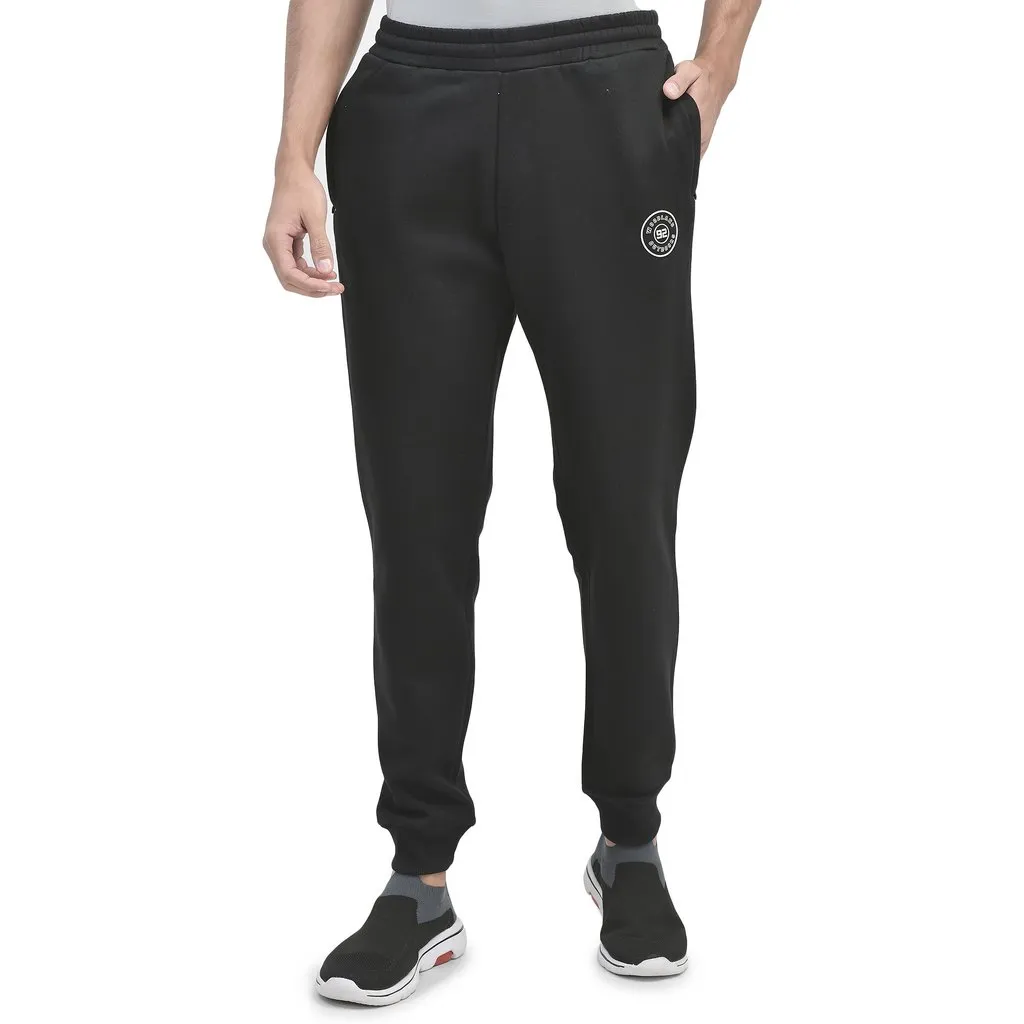Black Track Pants for Men - Thumbnail 2