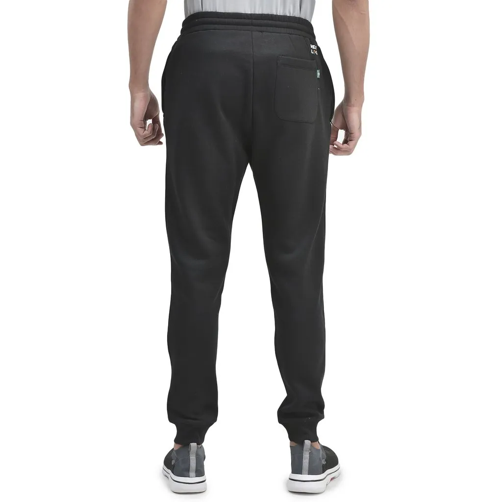 Black Track Pants for Men - Thumbnail 5