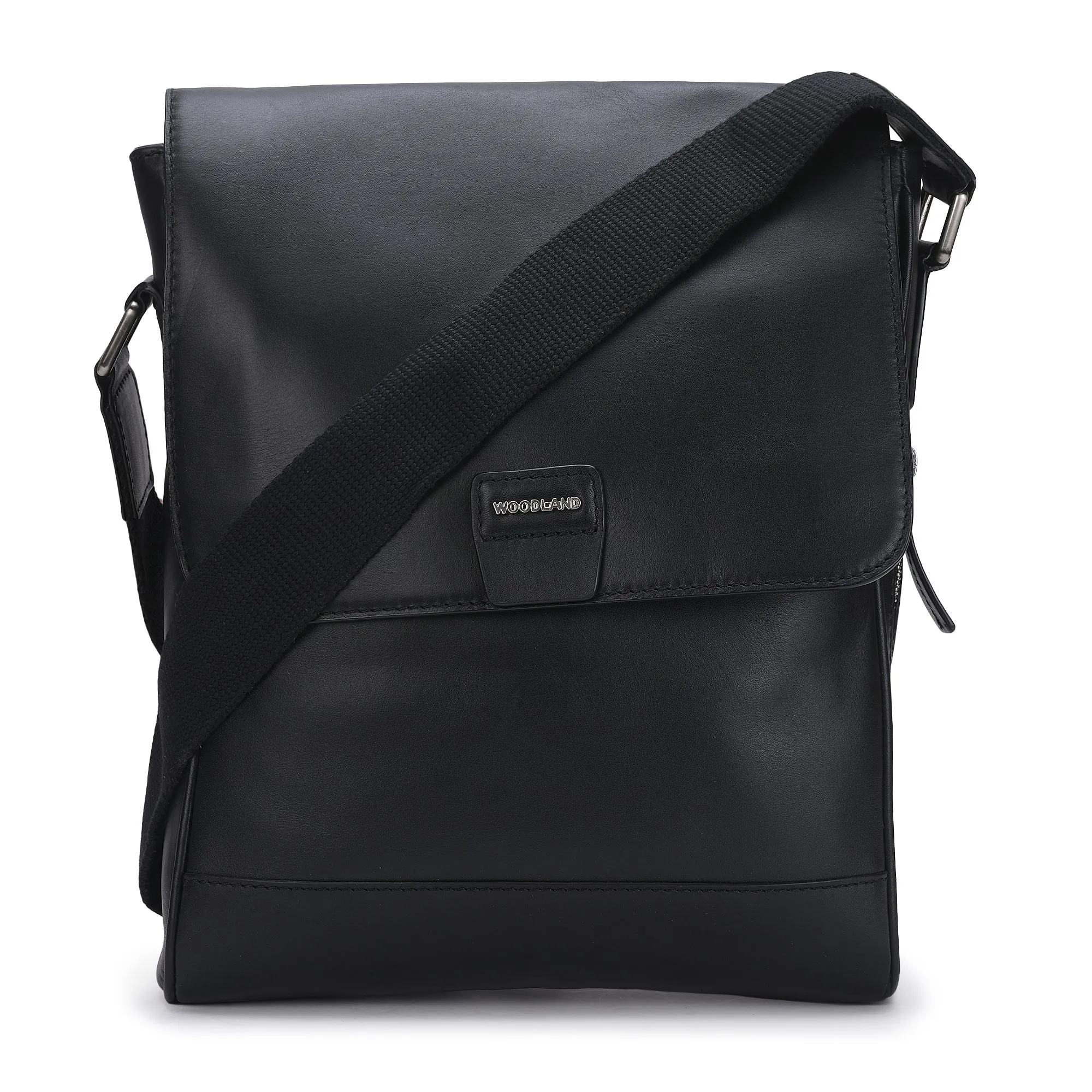 Black shoulder bag for men - Image 1
